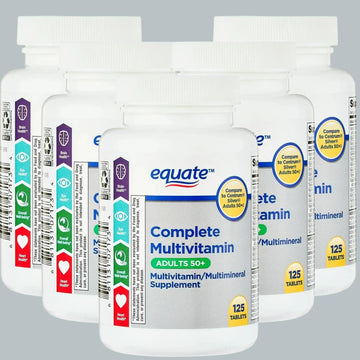 Equate Adult 50+ One Daily Complete Multivitamin Multimineral Supplement Tablets, Healthy Brain Aus Healthcare Au supplements