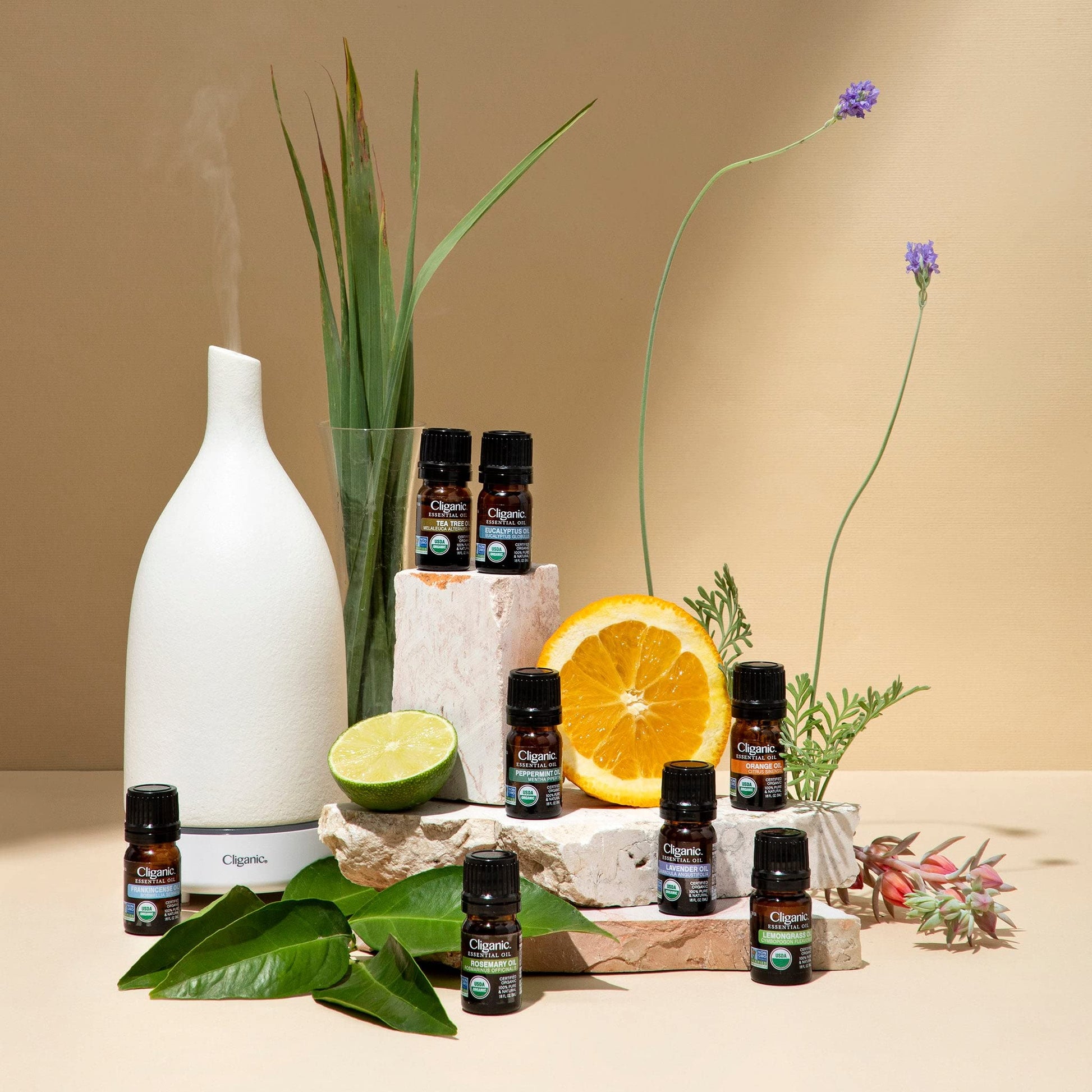 Cliganic Organic Peppermint Essential Oil - 100% Pure Natural for Aromatherapy Diffuser Cliganic Au supplements