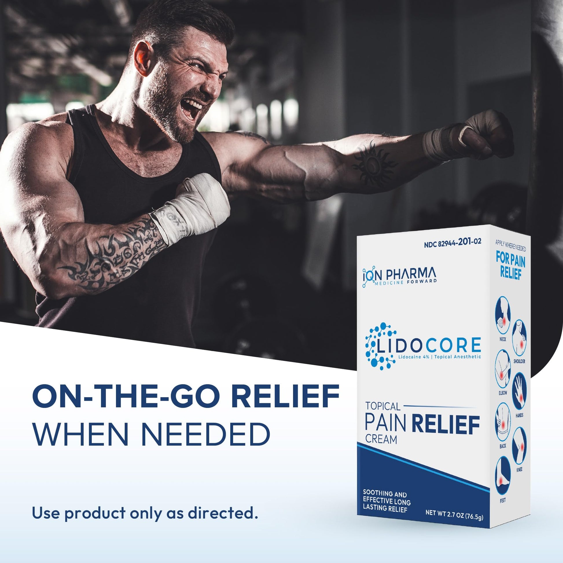 Lidocore Pain Relief Cream with 4% Lidocaine | Maximum Strength OTC | Safe & Compliant formula | Minor cuts, scrapes, insect bites, cold sores | Non-Greasy, Odor-free, Fragrance-Free | 2.7 oz (76.5 g) Lidocore Au supplements