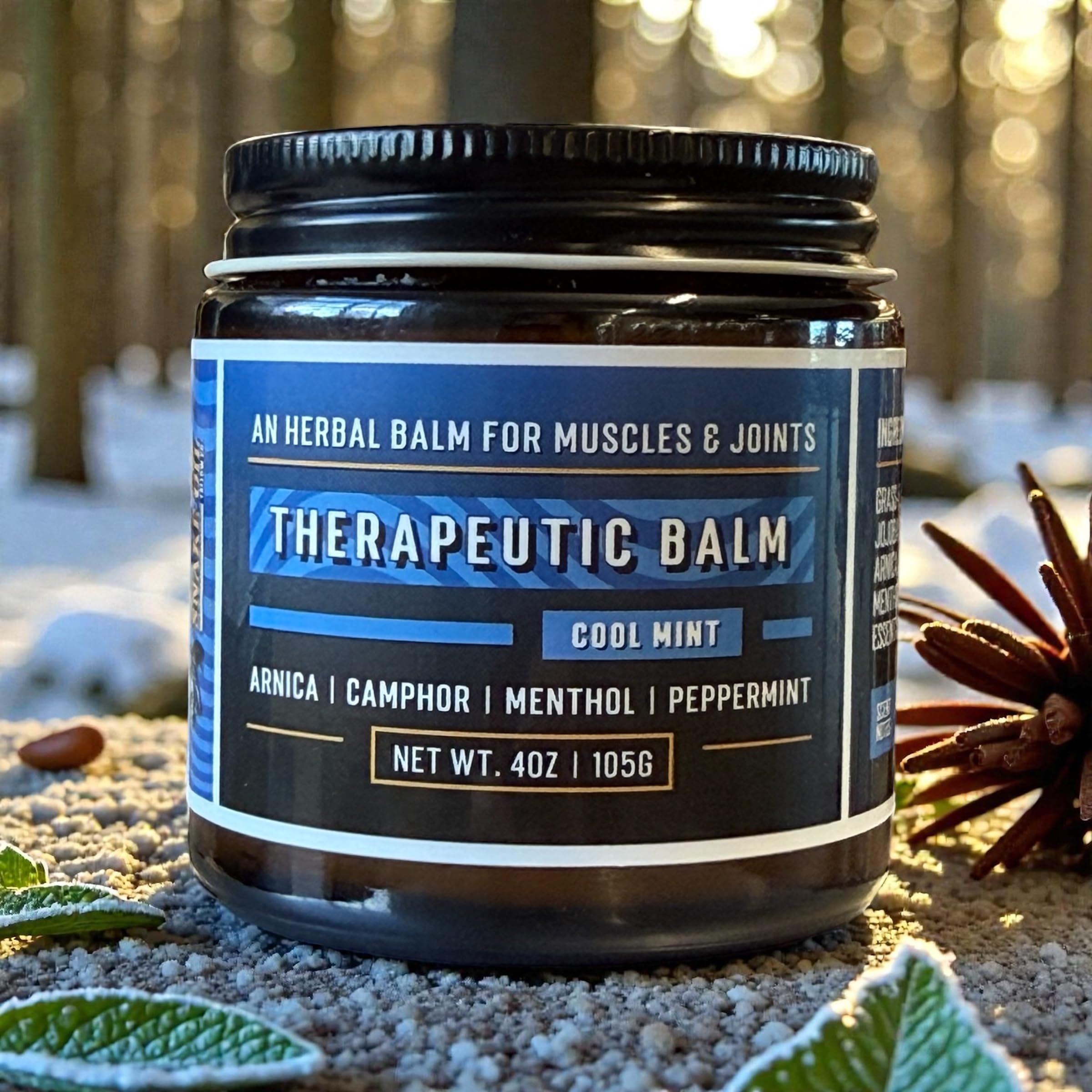 Muscle & Joint Therapeutic Tallow Balm - Made in Utah, USA - Arnica, Camphor, Menthol, Peppermint - Great for Pain, Soreness, Bruising, Stiffness - Grass-Fed Tallow, Jojoba Oil, Beeswax Snake Oil Tallow Co. Au supplements