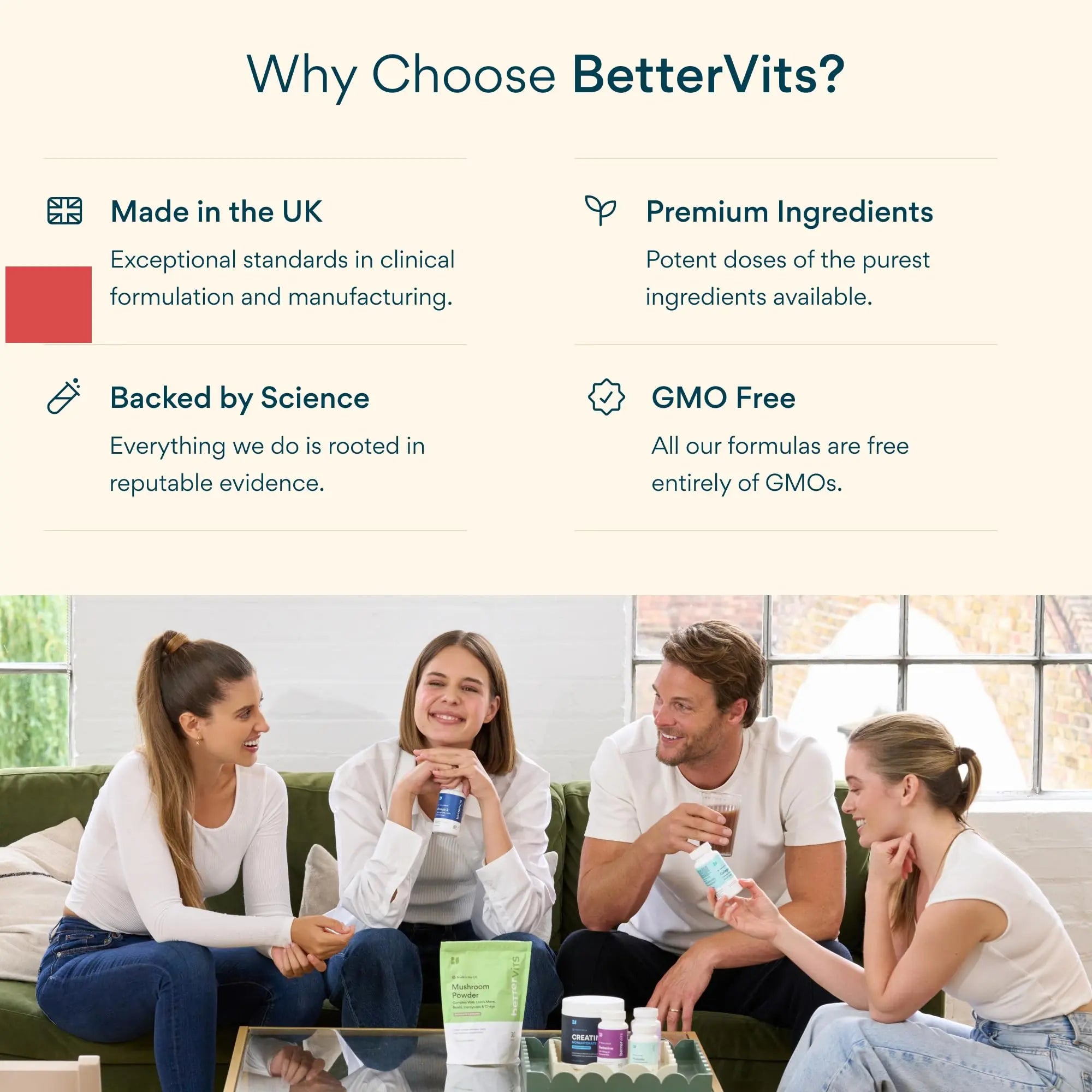Bettervits Multivitamin for Women & Men | Womens Daily Multivitamin with 13 Essential Vitamins Iron, Iodine, Calcium and Biotin | Vitamins A, K2, D3, C, B1, B2, B3, B5, B6, B7, B9, B12 | 60 Capsules Bettervits Au supplements