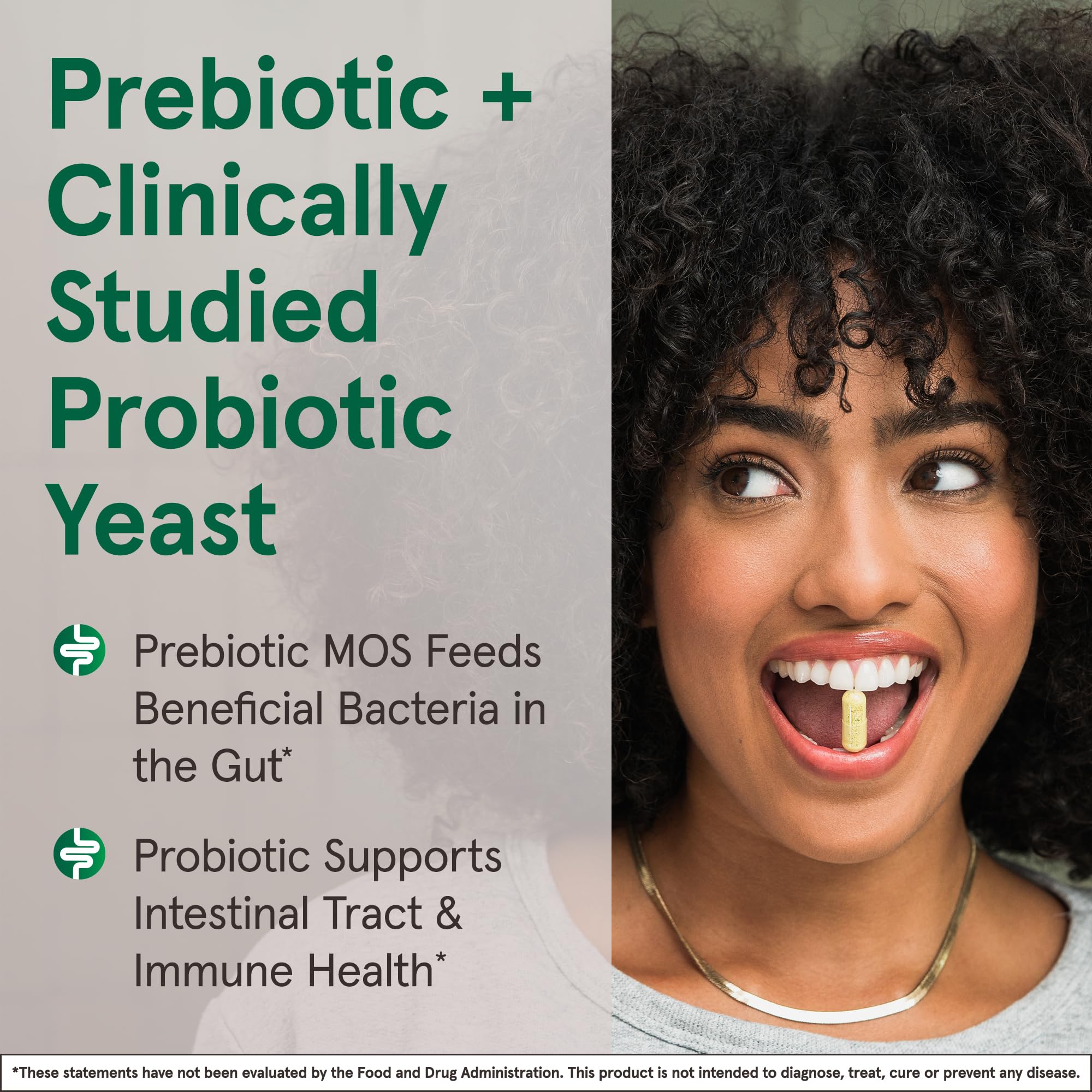 Jarrow Formulas Saccharomyces Boulardii + MOS Probiotics for Digestive Health and Intestinal Tract Support - 5 Billion CFU Per Serving - 90 Delayed Release Caps - Probiotic + Prebiotic - 90 Servings Jarrow Formulas Au supplements