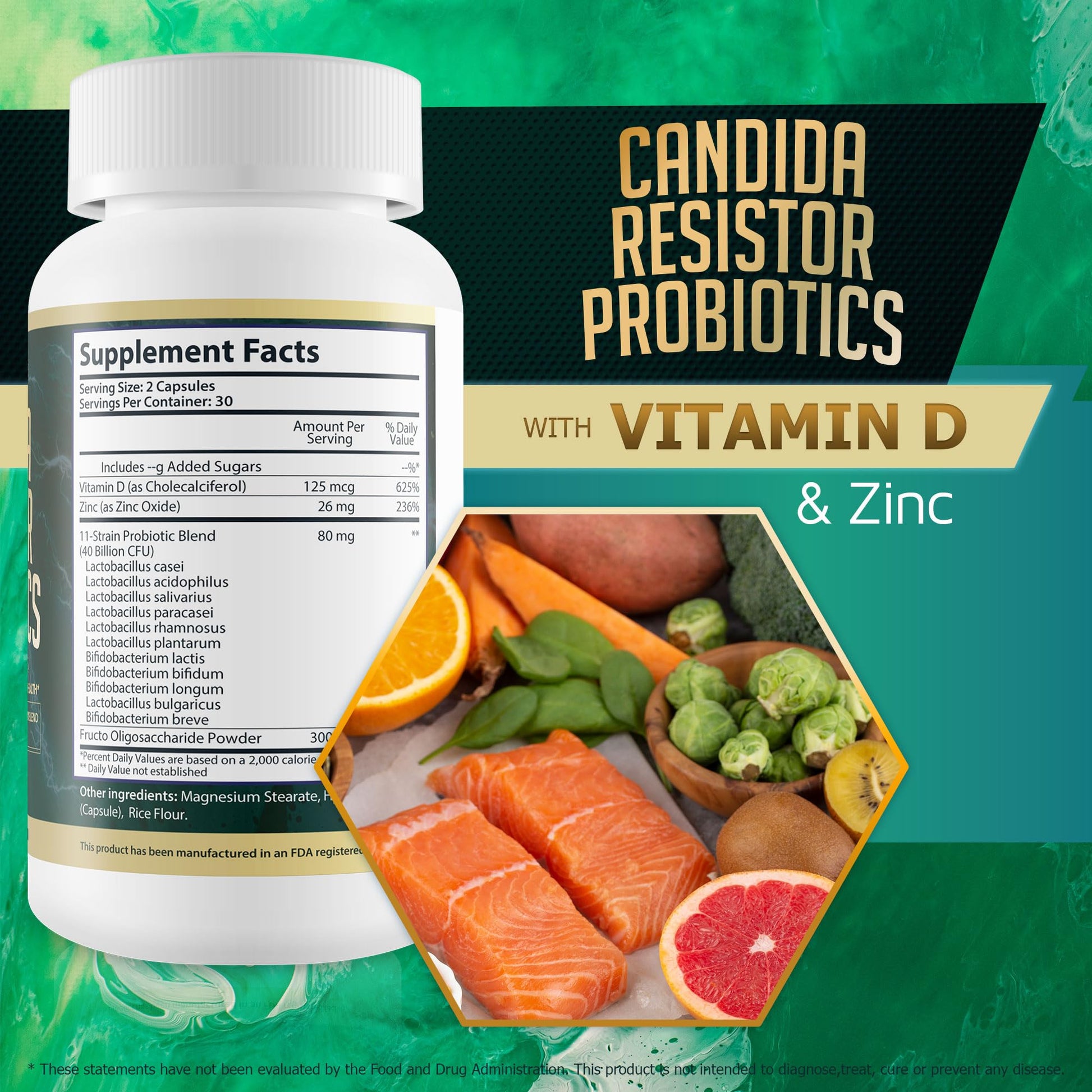 Candida Resistor Probiotics - Our Best Candida Support Capsules - Our Pills for Candida Happy Health Marketplace Au supplements