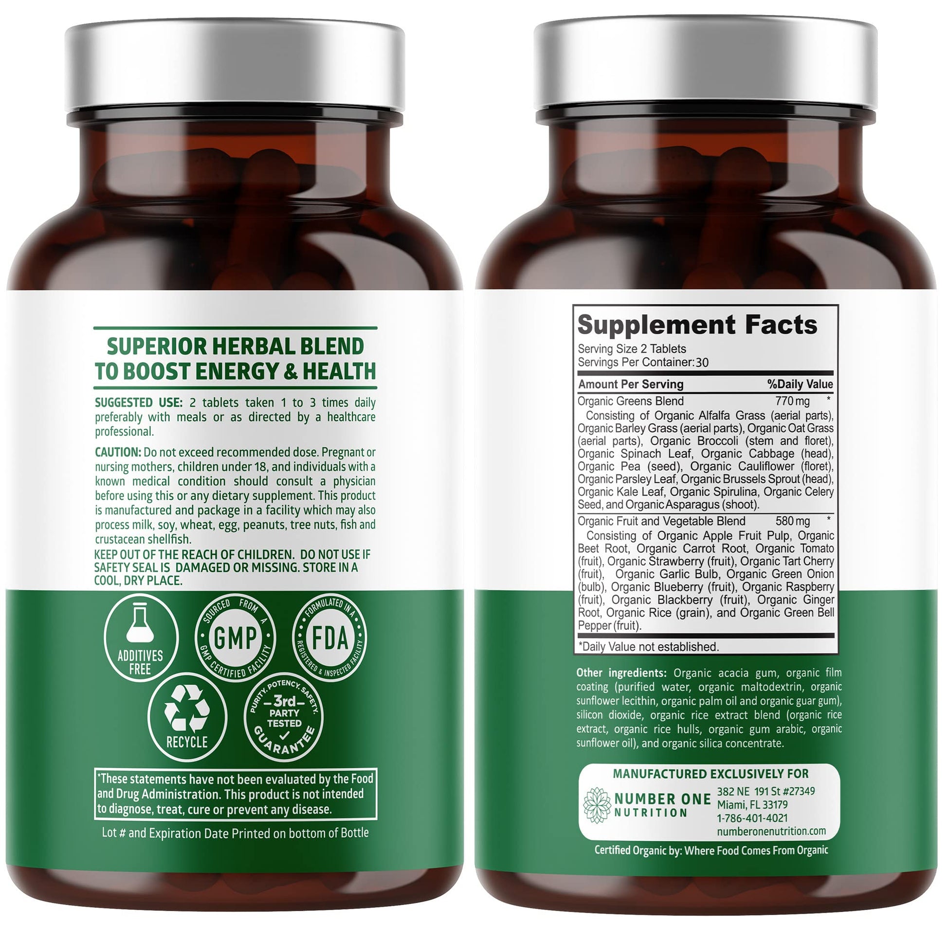 N1N Premium Organic Superfood Greens [28 Powerful Ingredients] Natural Fruit and Veggie Number One Nutrition Au supplements