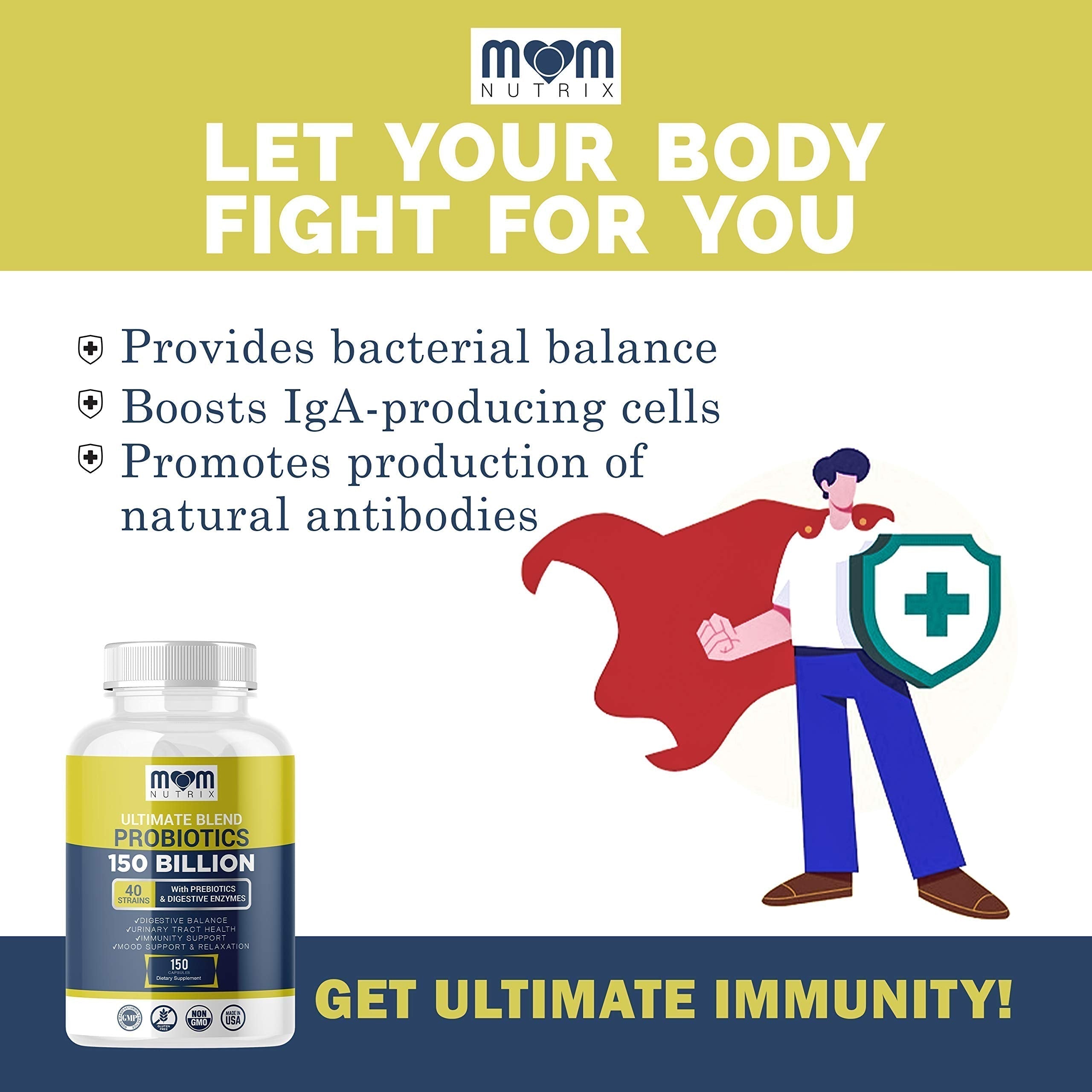 Probiotics 150 Billion CFU - 40 Strain Probiotics for Women, Probiotics for Men and Adults Dr. JOEL'S Au supplements