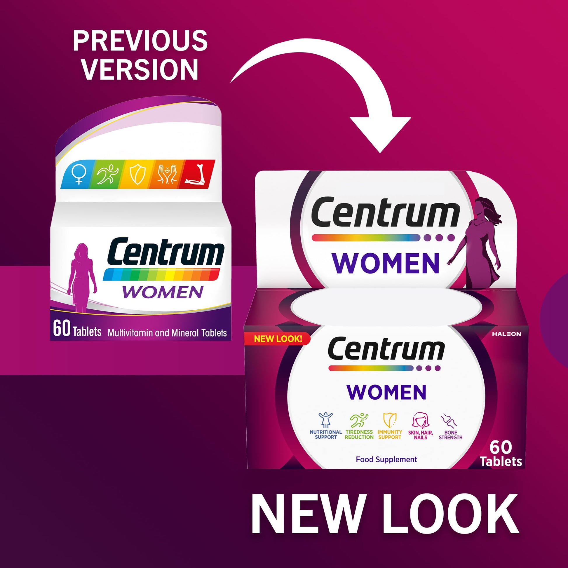 Centrum Women Tablets Multivitamin & Mineral Supplements, with 23 essential nutrients Centrum Au supplements