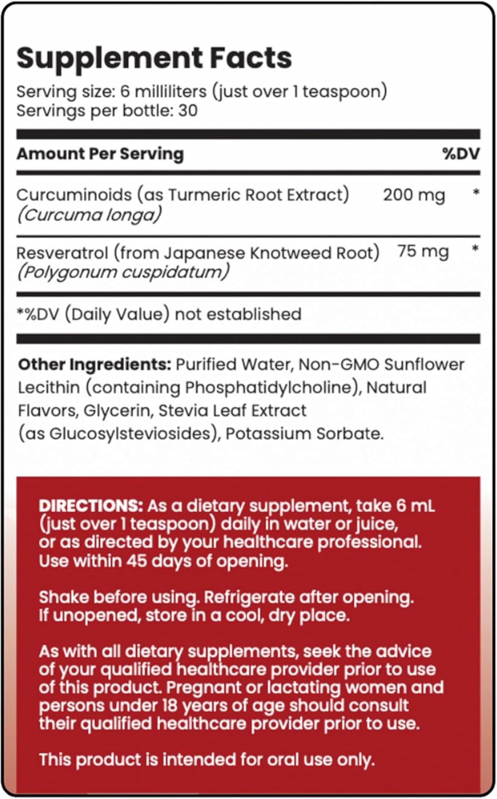 Rho Nutrition Liposomal Curcumin + Resveratrol (1 Pack) – Ultra High Absorption Liquid Curcumin Supplement – Promotes Joint Comfort, Mobility, Cellular Health and Overall Well-Being Rho Nutrition Au supplements