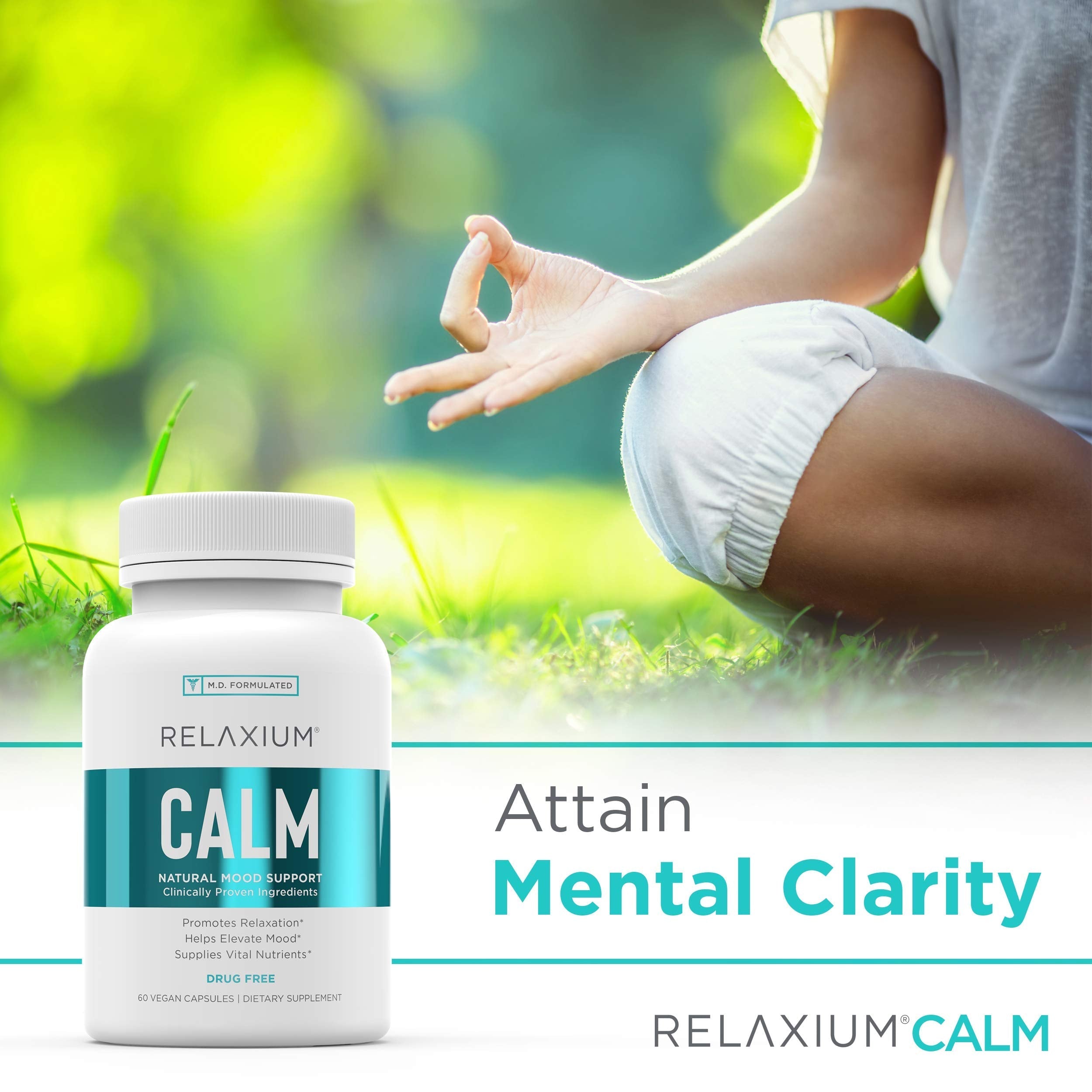 Relaxium Calm, Non-Habit Forming, Stress & Mood Support Supplement Relaxium Au supplements