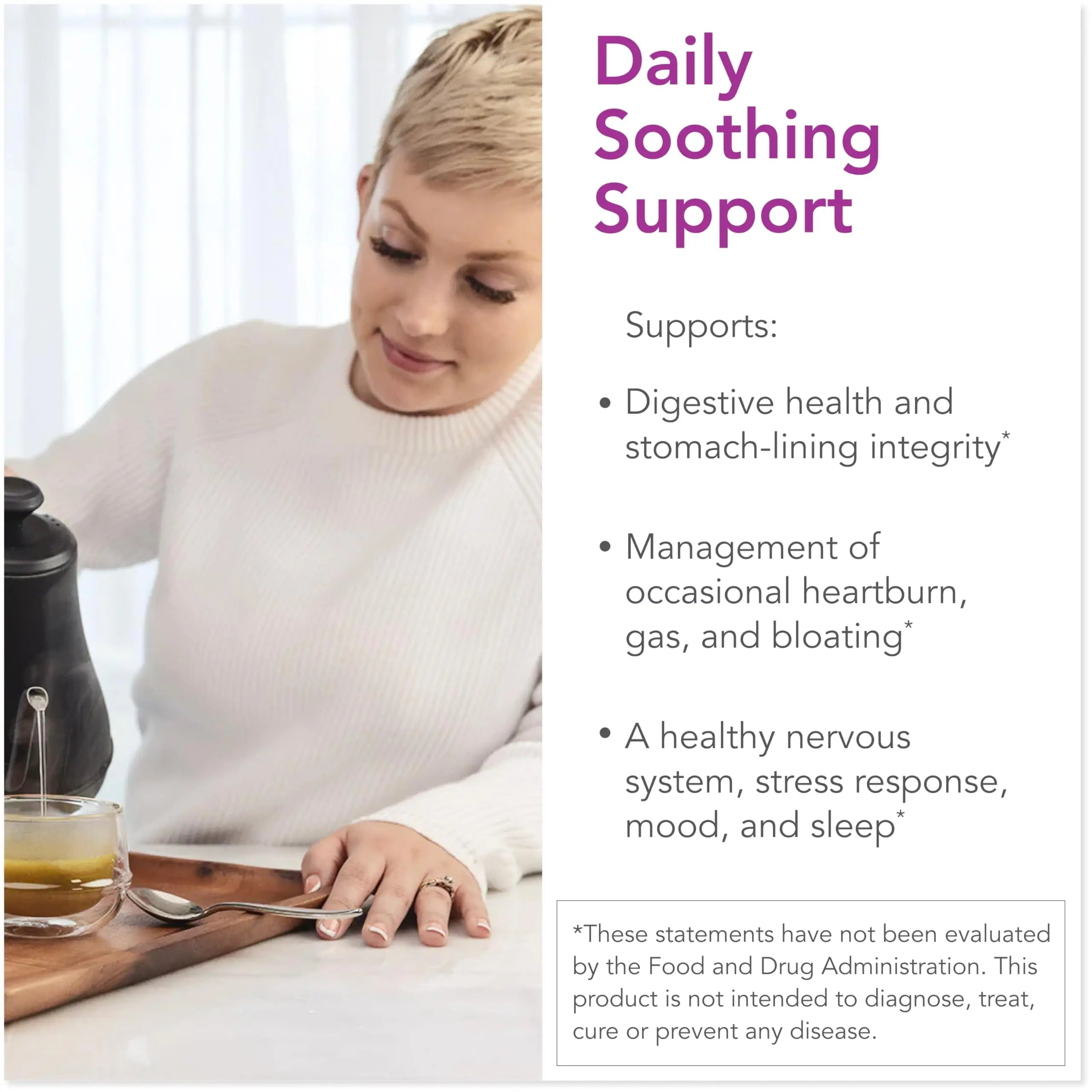 Bio-Botanical Research Biocidin Drink Mix - GI InnerCalm - Support Digestive Health, GI Detox, Healthy Mood & Sense of Relaxation - Soothing Formula with Glycine & No Glutamine (30 Stick Packs) Bio-Botanical Research Au supplements