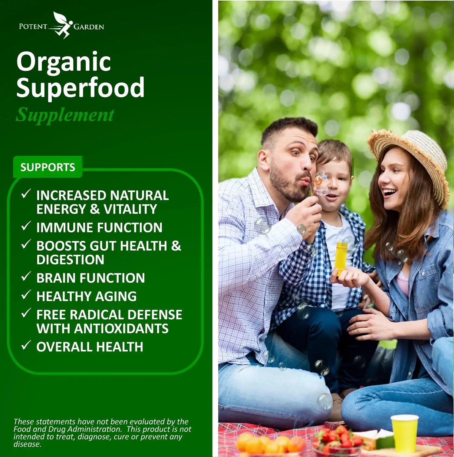 Potent Garden Daily Nutrition Bundle – Superfood Greens + Multivitamin Potent Garden Au supplements