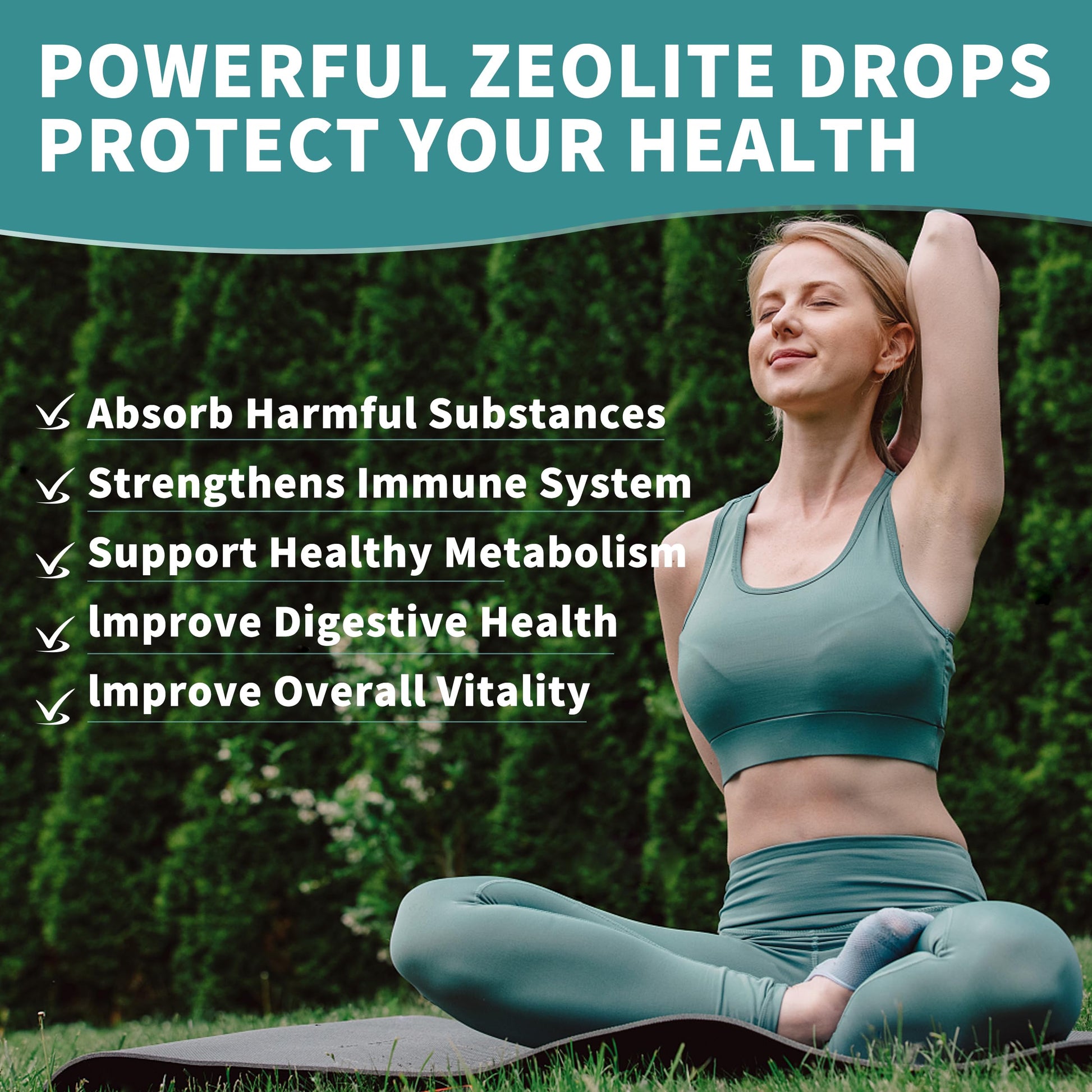 Zeolite Drops for Women,Adults and Kids- Clinoptilolite Zeolite Liquid Drops with Vitamin B12 & D3 - Heavy Metal Support, Immune Health, Natural Metabolism, Energy & Clear Skin - 30 Day Vegan Supply Herbance Au supplements
