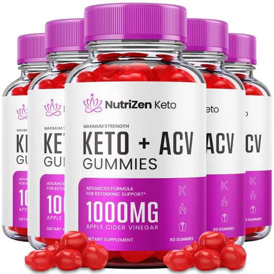 (5 Pack) Nutrizen Keto Acv Gummies - Official Formula - Nutrizen Keto + Acv Gummies HealthlyAU supplements