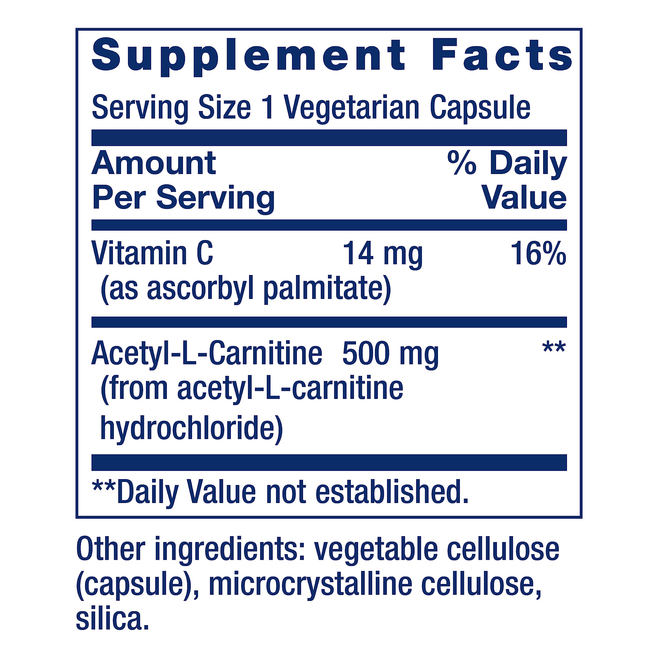 Life Extension Acetyl-L-Carnitine, Acetyl-L-Carnitine, vitamin C, Brain, mood & nerve health Life Extension Au supplements