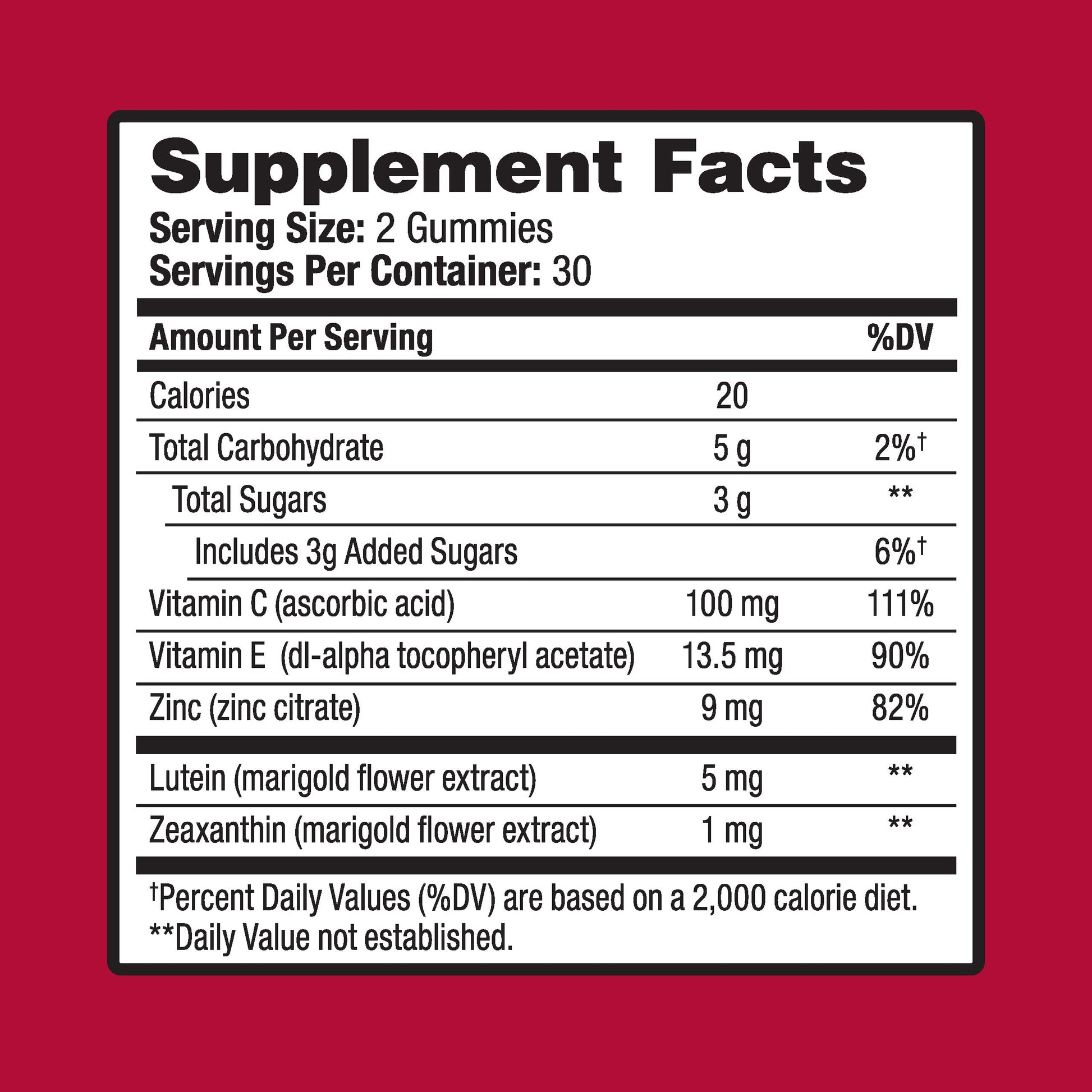 Ocuvite Vitamin & Mineral Supplement for Eye Health Adult Gummies Ocuvite Au supplements