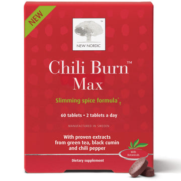 New Nordic Chili Burn Max, Natural Slimming & Weight Loss Formula Supplement, 60 Count (Pack of 1) NEW NORDIC Au supplements