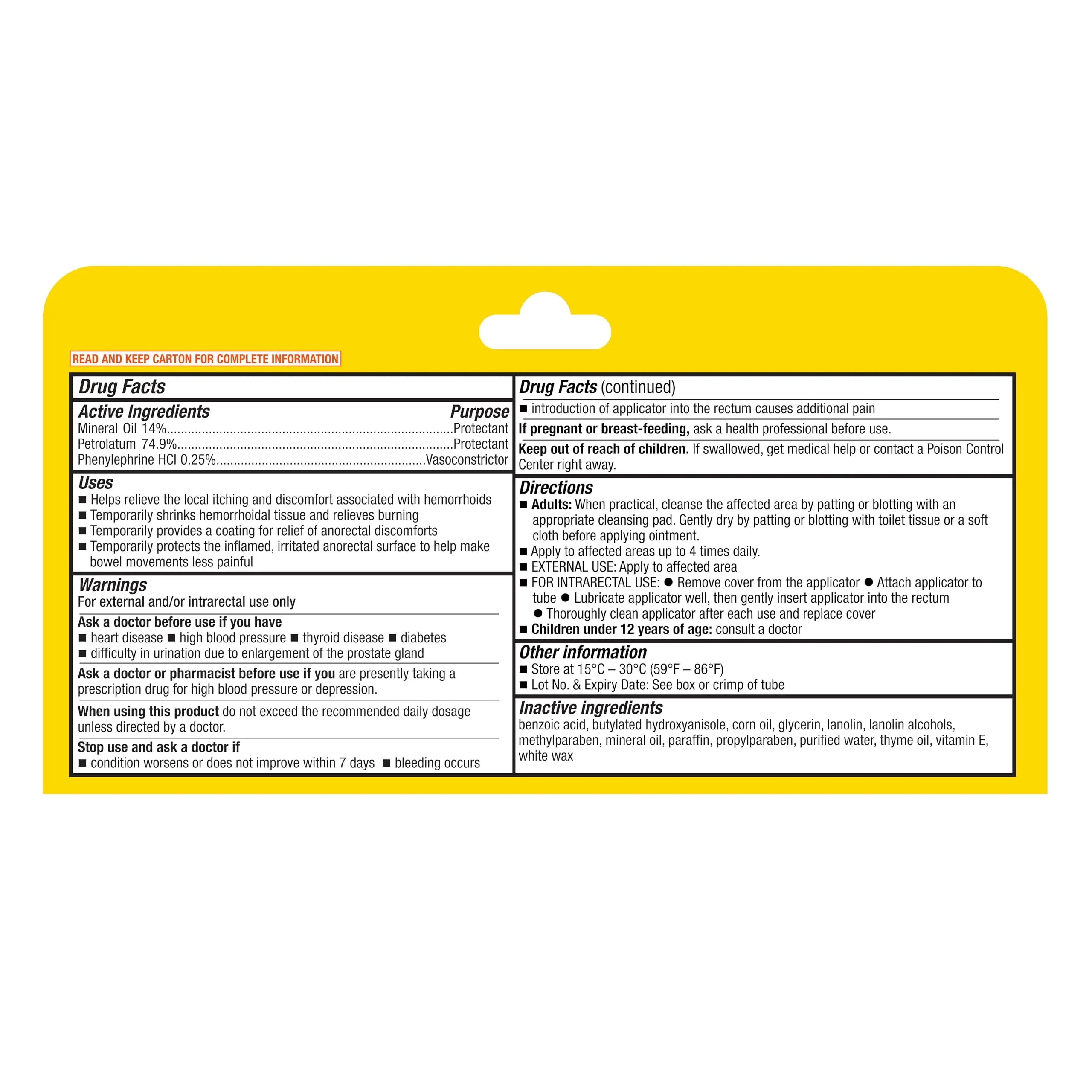 A+Health Hemorrhoid Treatment, Hemorrhoidal Ointment Relieves Symptoms of Burning, Itching, Discomfort, 2 Ounce Tube with Applicator, Reduces Irritation and Pain Relief A+Health Au supplements