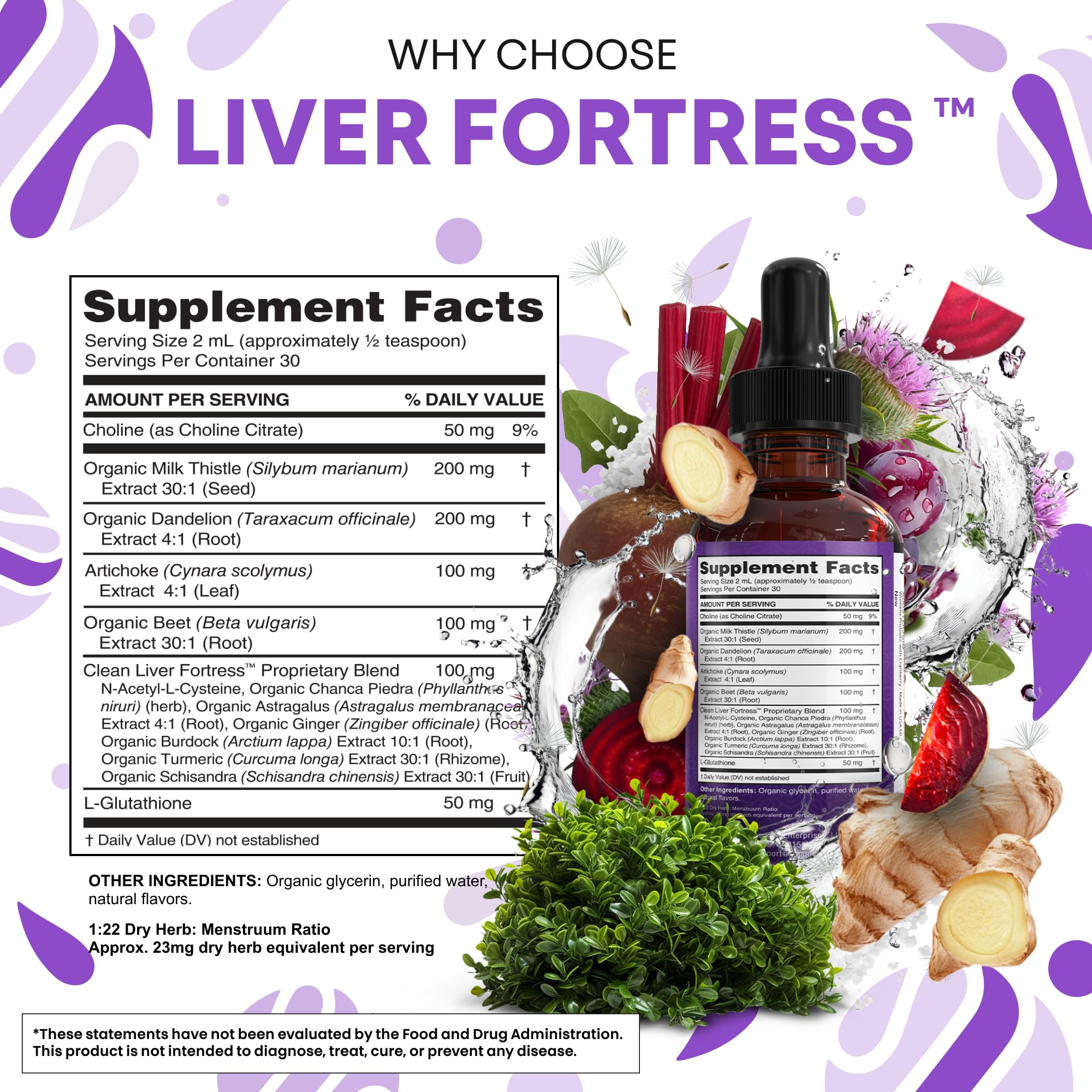Clean Nutraceuticals Milk Thistle NAC Liver Cleanse Detox & Repair Supplement Liver Support Liquid Drops with Dandelion Extract, Artichoke, Chanca Piedra, Choline, L-Glutathione, Burdock, Schisandra Clean Nutraceuticals Au supplements