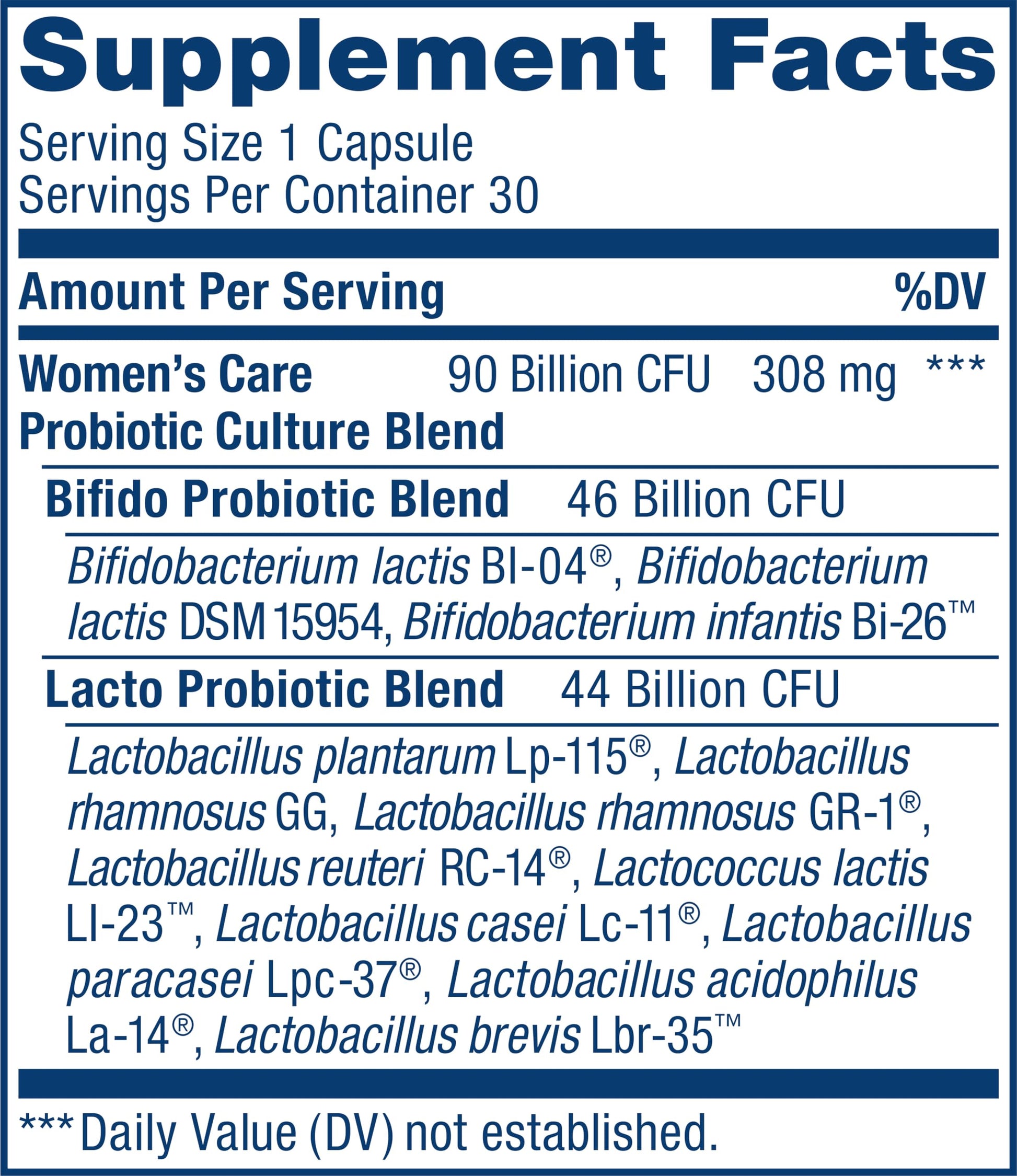 Renew Life Women's Probiotic Capsules, Supports Vaginal, Urinary, Digestive & Ultimate Renew Life Au supplements