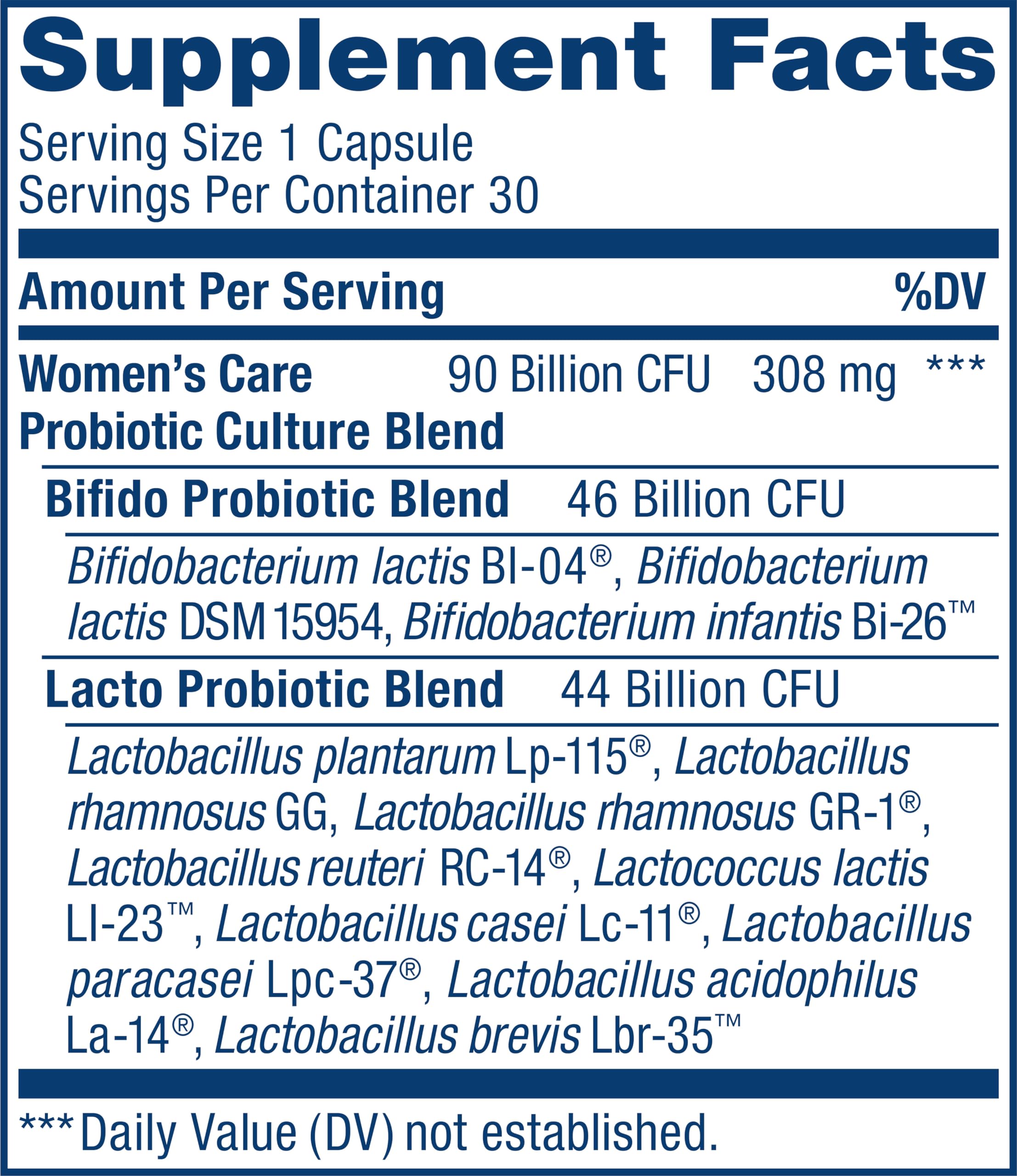 Renew Life Women's Probiotic Capsules, Supports Vaginal, Urinary, Digestive & Ultimate Renew Life Au supplements