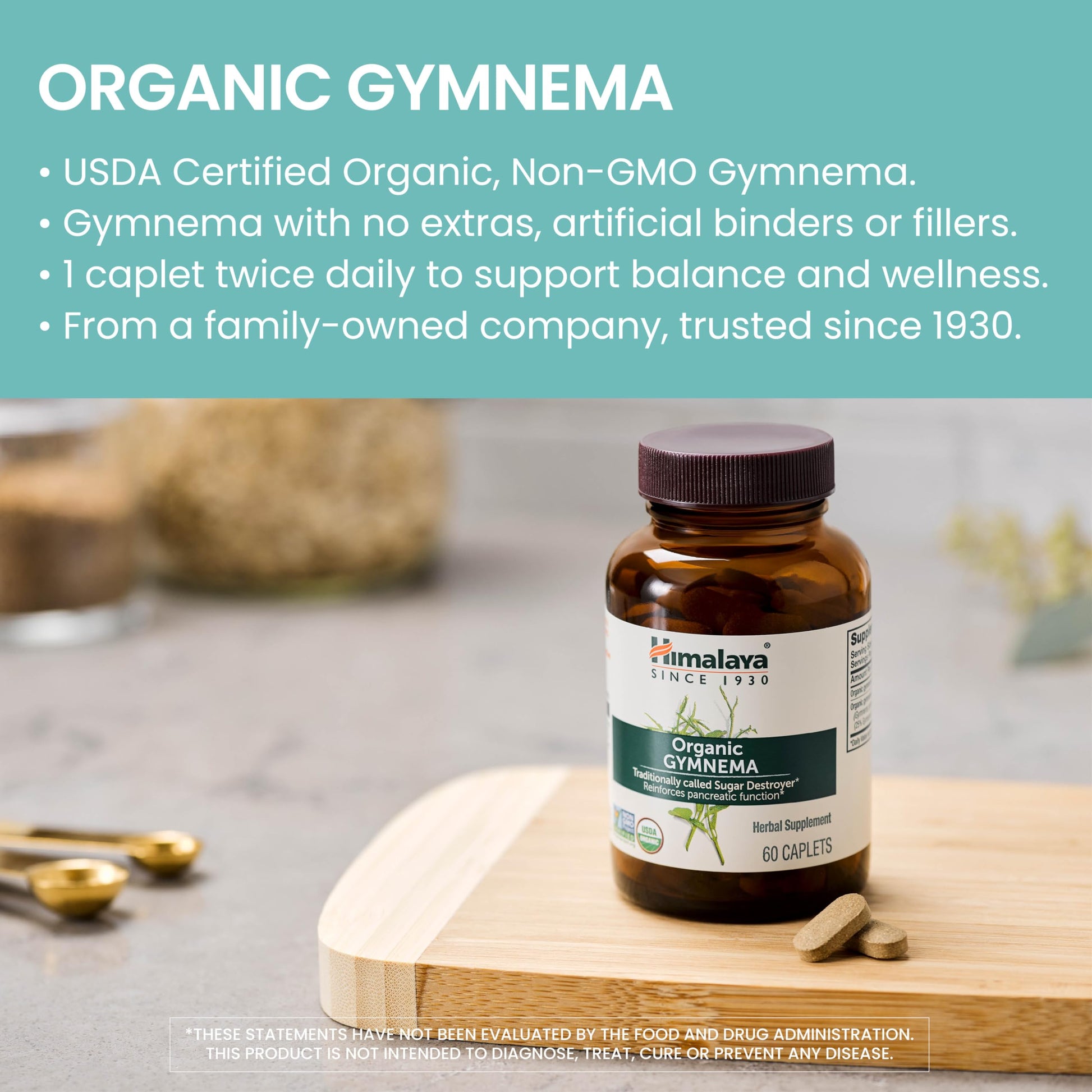 Himalaya Organic Gymnema Herbal Supplement for Weight Management, USDA Certified Himalaya Au supplements