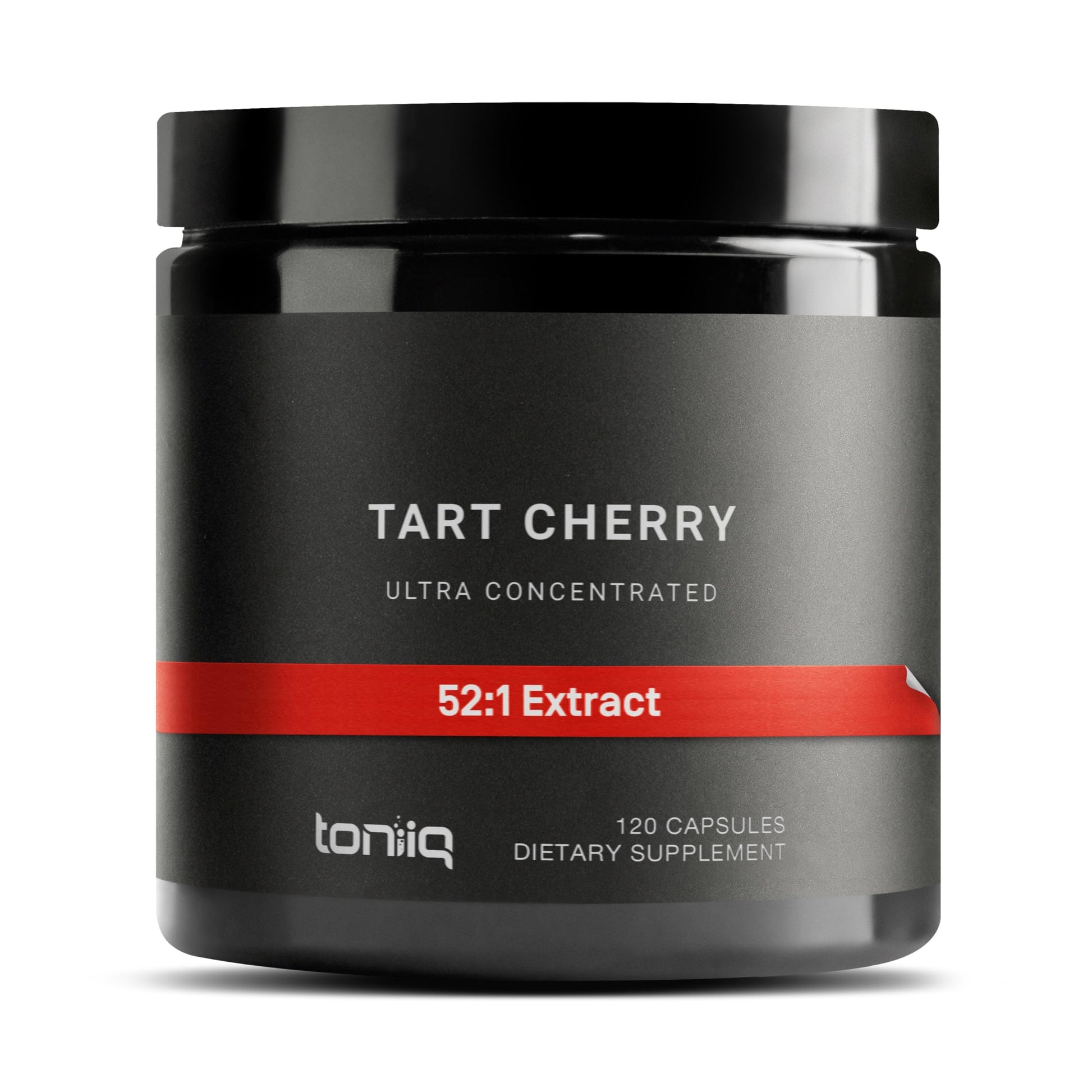 Toniiq Tart Cherry Capsules - Ultra High Potency 52:1 Extract - Highly Concentrated - Third-Party Lab Tested for Purity & Quality - 120 Capsules Toniiq Au supplements