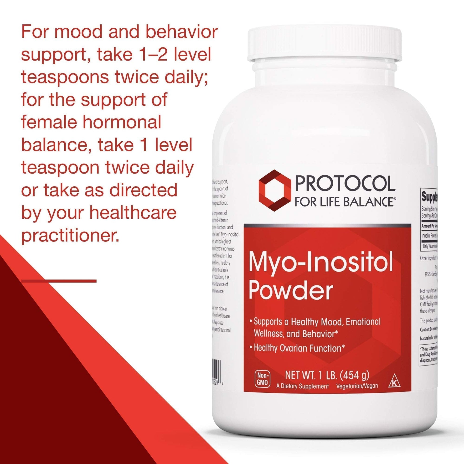 Protocol For Life Balance - Myo-Inositol Powder - Supports a Healthy Mood, Emotional PROTOCOL FOR LIFE BALANCE Au supplements