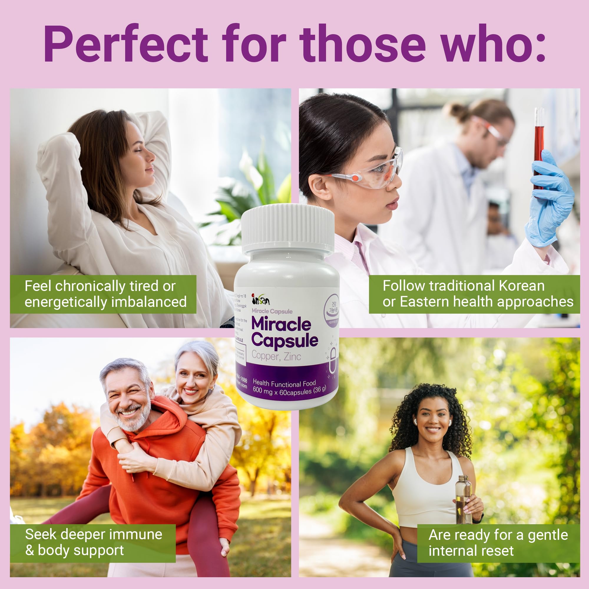 INSANORIGINS Miracle Capsule Immune Defense Support Supplement 18g (600mg - 30 Capsules) [Starter Pack] INSANORIGINS Au supplements