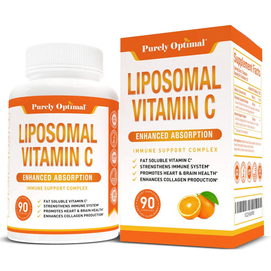 Premium Liposomal Vitamin C Supplement - High Absorption, Fat Soluble Ascorbic Acid Purely OptimalAU supplements