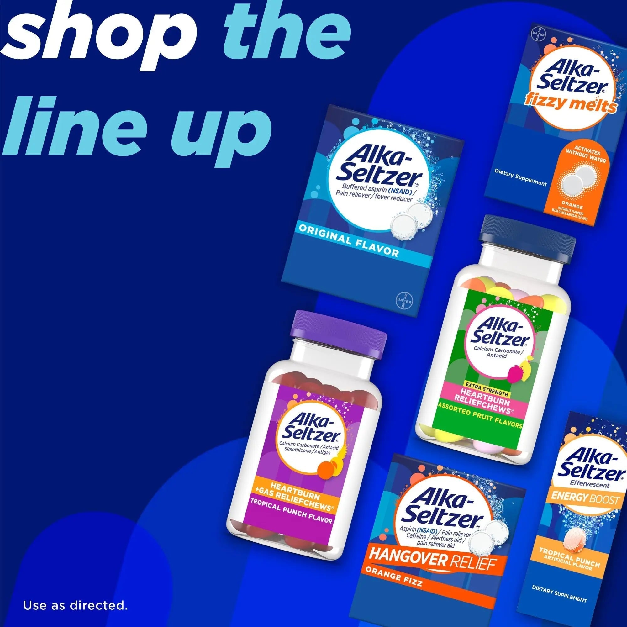 Alka-Seltzer Hangover Relief Tablets, Fast Relief Starts In About 15 Minutes for Headaches, Body Aches & Mental Fatigue, Bachelorette & Bachelor Party Packs 60 Count (3 Boxes, 20 Tablets Each) Alka-Seltzer Au supplements