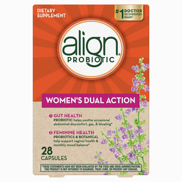 Align Probiotic, Women's Dual Action, Probiotics for Women, Multi-Strain Probiotic with Chaste Tree Align Au supplements
