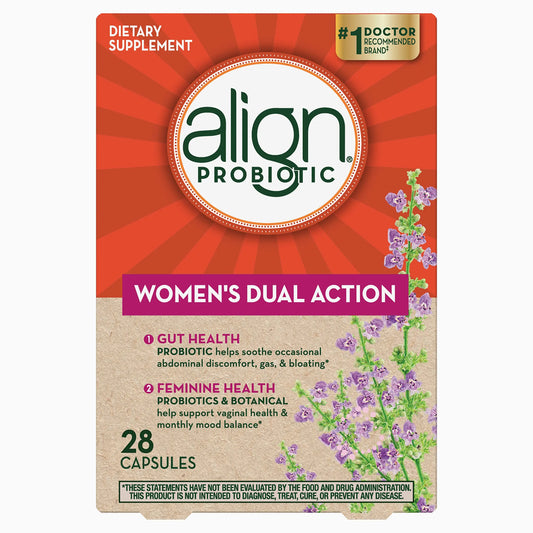 Align Probiotic, Women's Dual Action, Probiotics for Women, Multi-Strain Probiotic with Chaste Tree AlignAU supplements