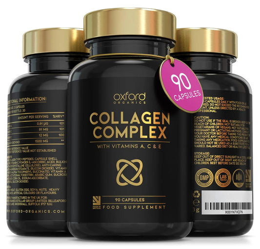 Advanced Collagen Complex | 1593mg Vitamin Boosted Complex for Glowing Hair, Skin & Nails Oxford OrganicsAU supplements