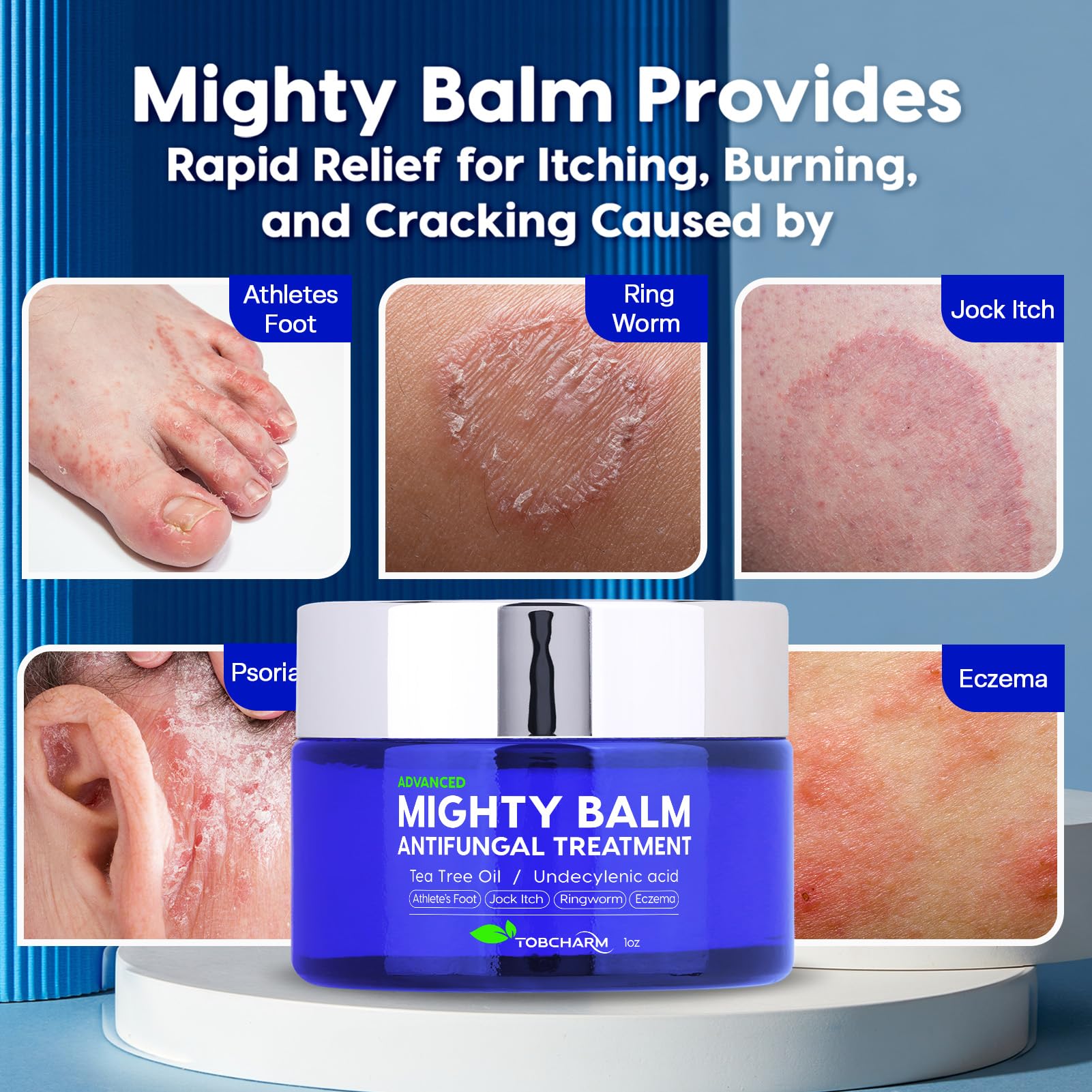 Tobcharm Antifungal Cream, Antifungal Cream for Skin, Ringworm Treatment for Humans Tobcharm Au supplements