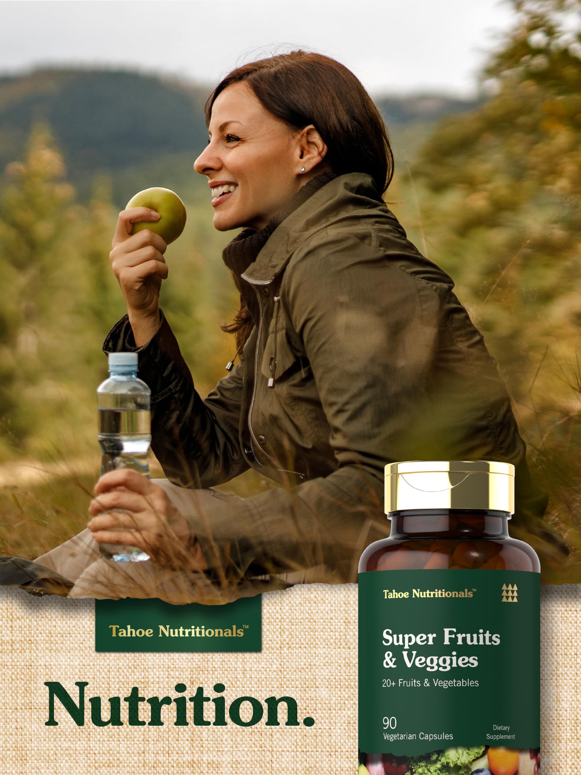 Tahoe Nutritionals Super Fruits and Veggies Capsules | 90 Count | Vegetarian, Non-GMO and Gluten Free Supplement Tahoe Nutritionals Au supplements
