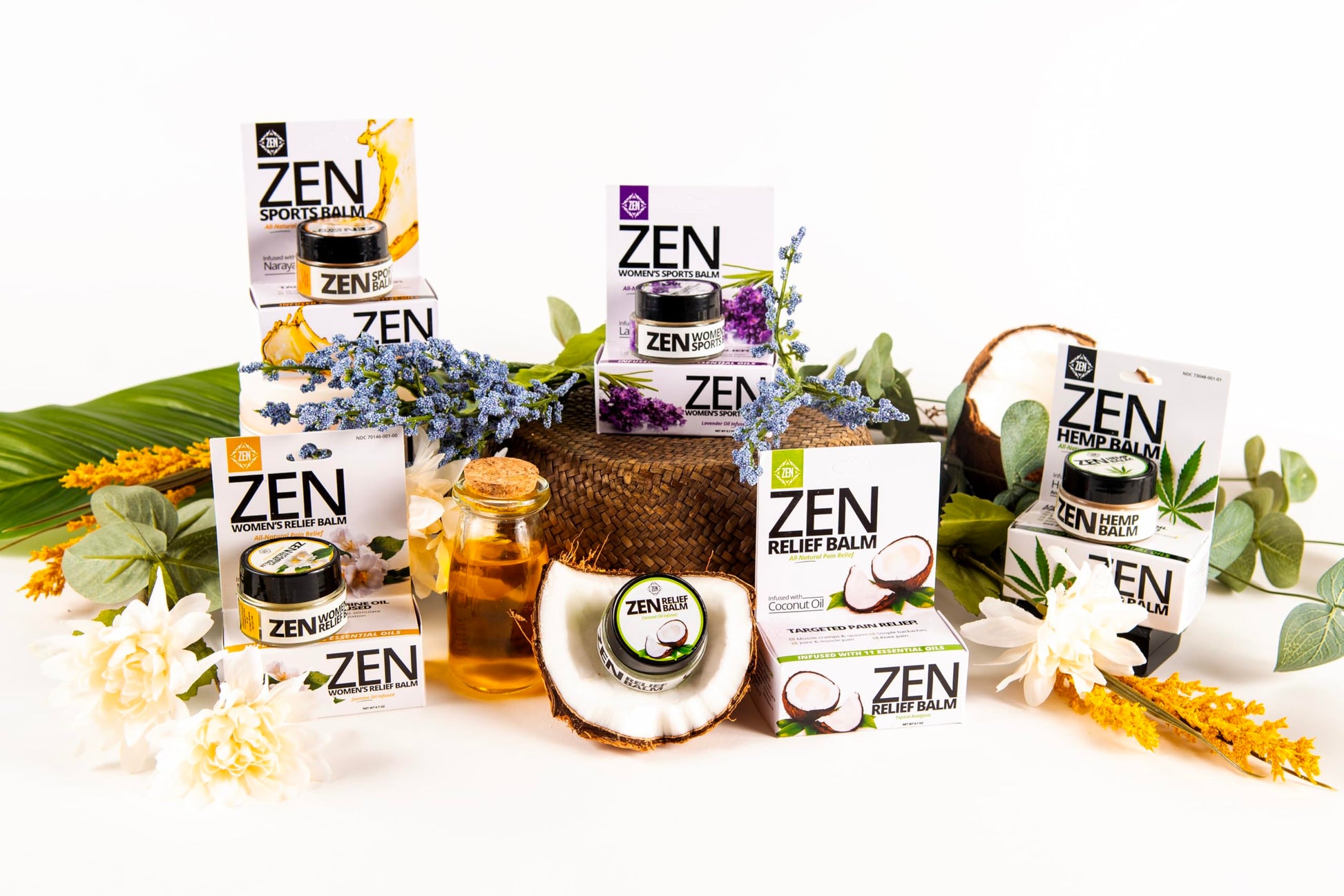 ZEN Variety Pack – Plant-Based Topical Balm Collection – Includes Relief, Sports, Women’s Sports, Women’s Relief & Hemp – 0.7 oz Each – #TrustedByLegends ZEN Au supplements