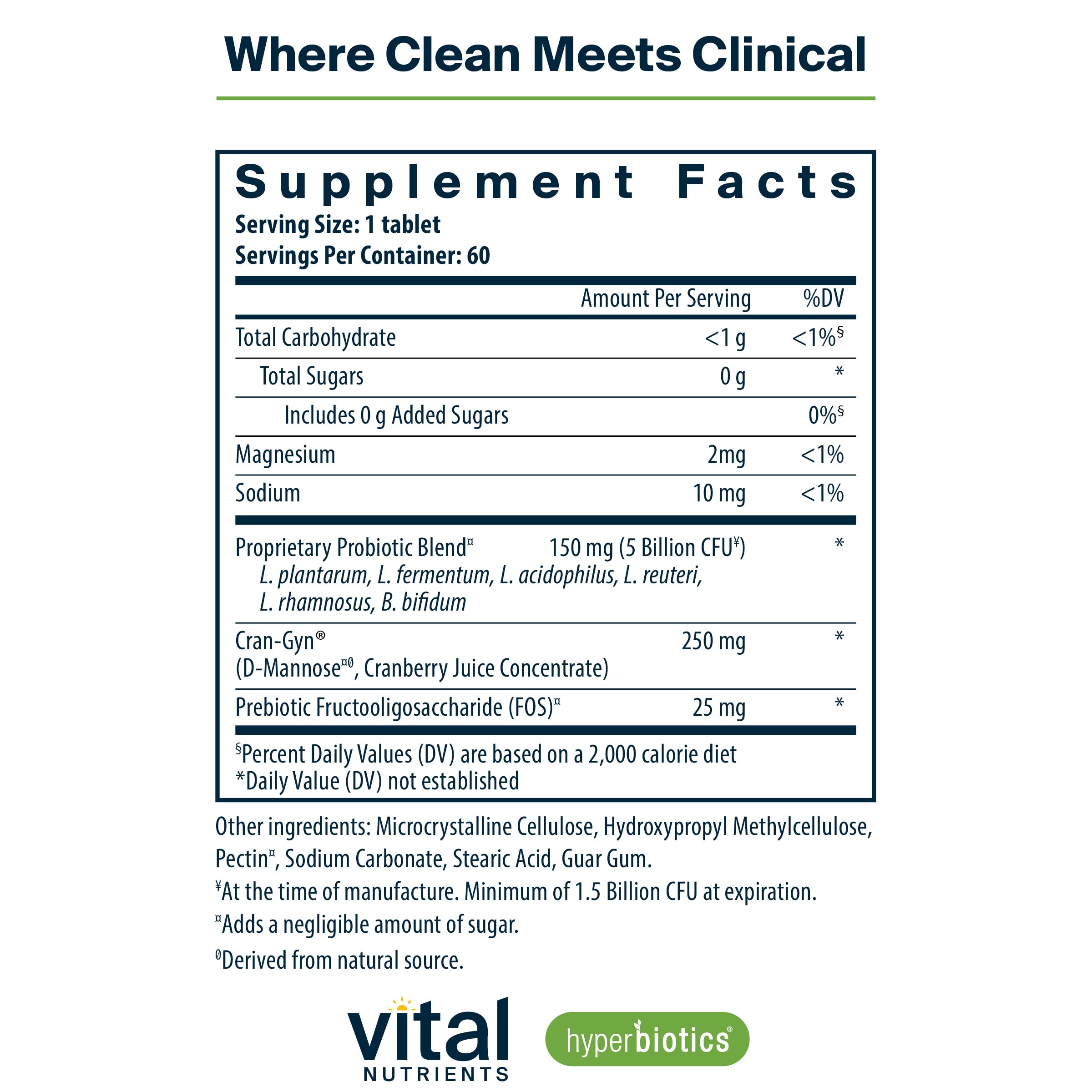 Hyperbiotics Vital Nutrients Pro Women Probiotics for Women | Vaginal Probiotics for PH Balance | Oral Probiotic for Vaginal Health and Urinary Tract Health | 6 Targeted Strains | 60 Vegan Tablets Hyperbiotics Au supplements