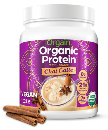 Orgain Organic Vegan Protein Powder, Chai Latte - 21g Plant Based Protein, Gluten Free Orgain Au supplements