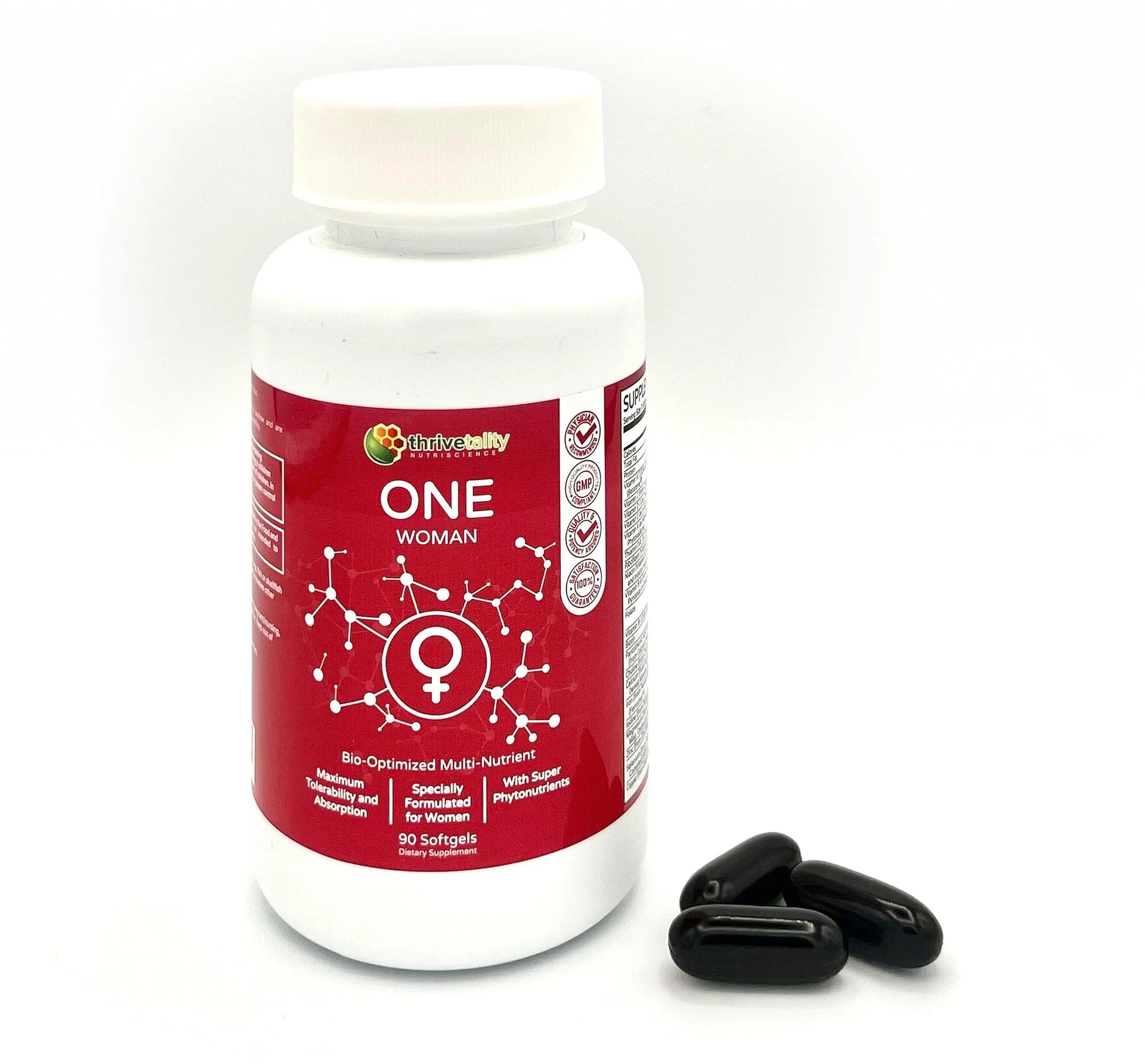 ONE Woman Bio-Optimized Multi-Nutrient by Thrivetality | Women's Multivitamin | #1 Physician Formulated | Science Based | Clinically Proven | Thrivetality Nutriscience Au supplements