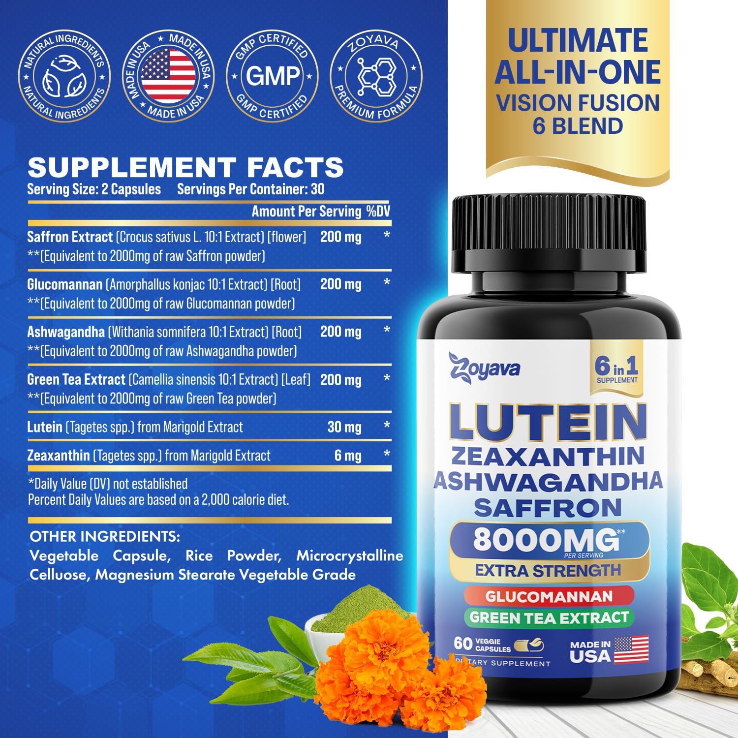 Zoyava Sea Moss 16-in-1 and Lutein 6-in-1 Bundle Zoyava Au supplements