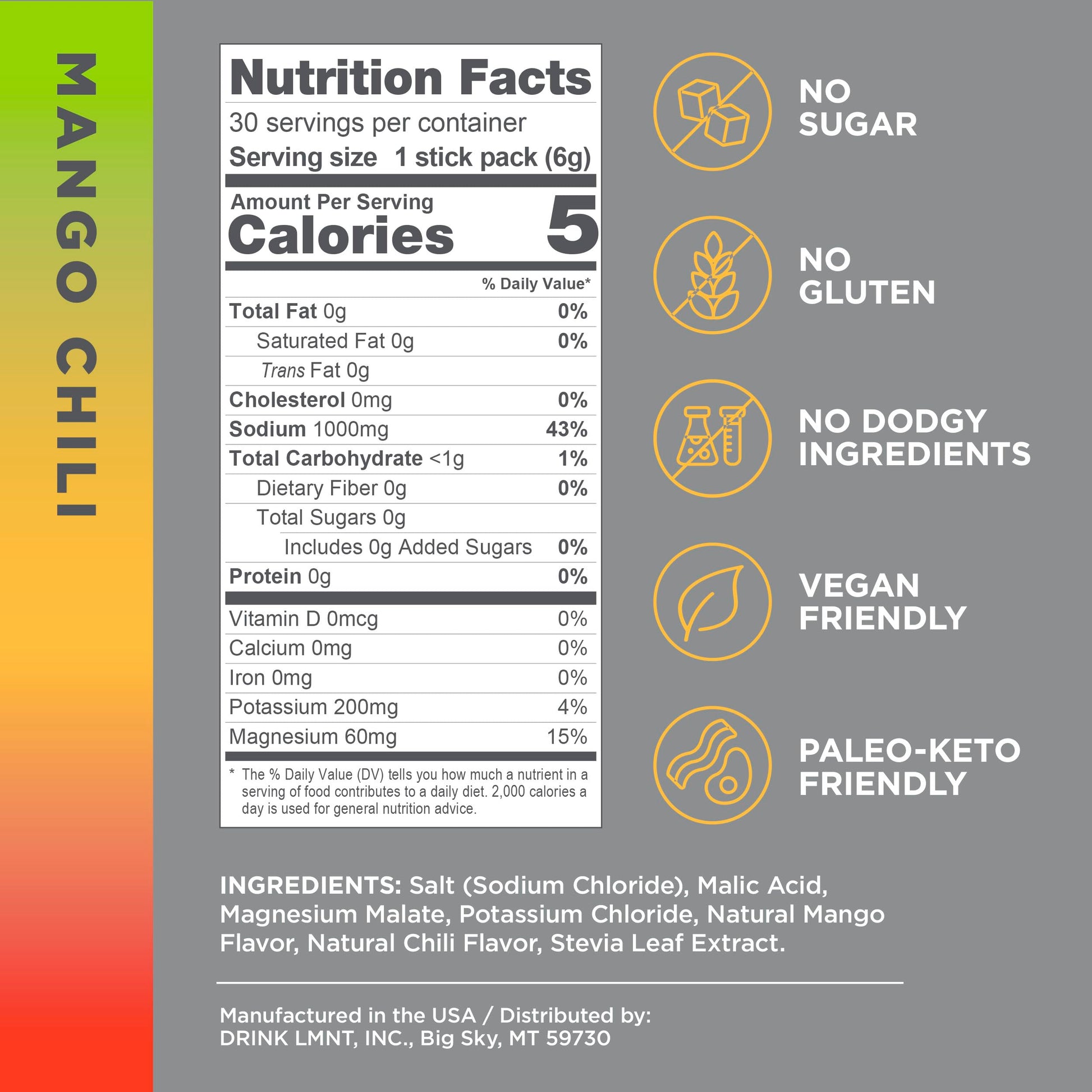 LMNT Keto Electrolyte Powder Packets | Paleo Hydration Powder | No Sugar, No Artificial LMNT ELEMENTAL LABS Au supplements