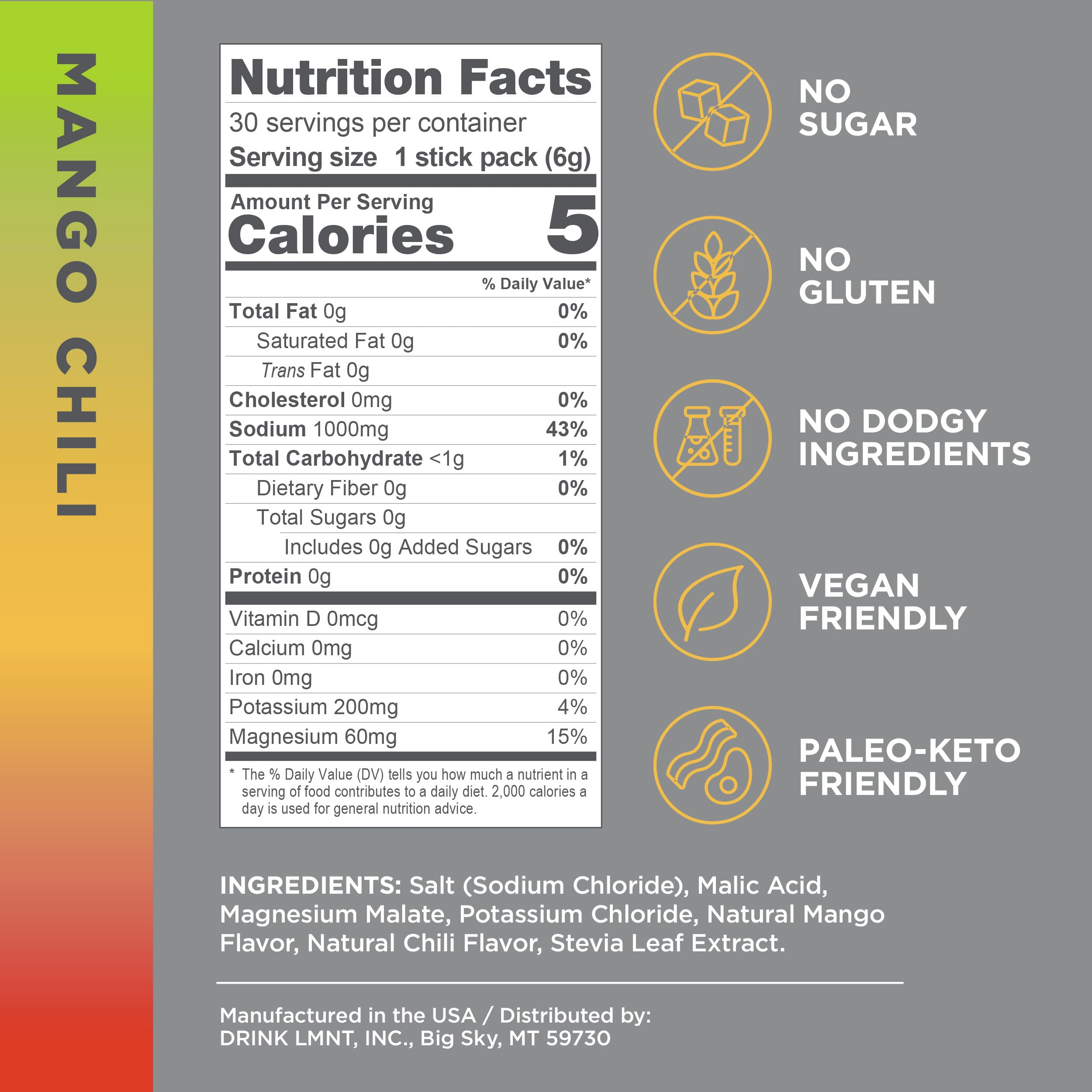 LMNT Keto Electrolyte Powder Packets | Paleo Hydration Powder | No Sugar, No Artificial LMNT ELEMENTAL LABS Au supplements