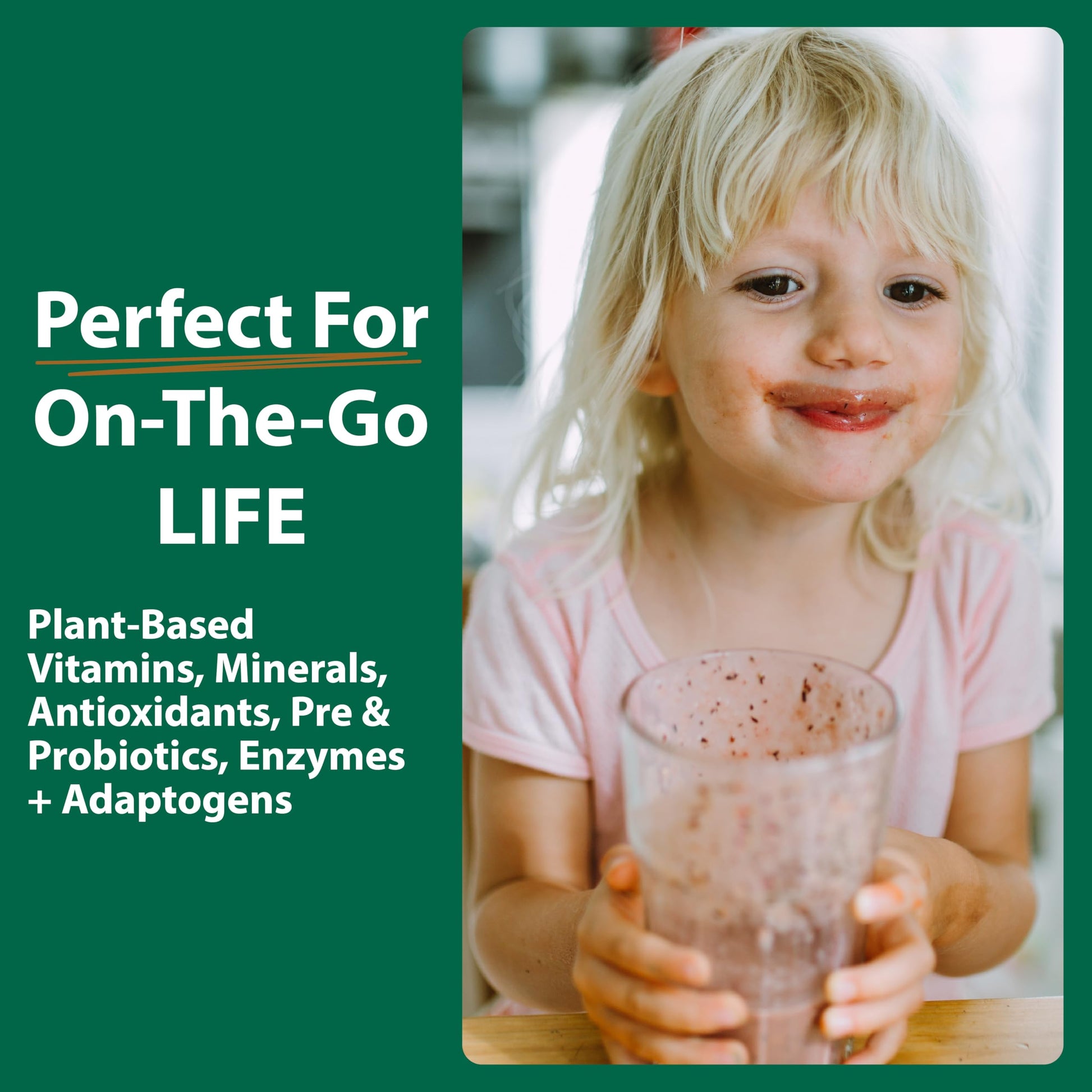 MacroLife Naturals MacroCoco Super Greens Drink, Chocolate Powder Superfood for Kids & Teens - Whole Food Fruit & Vegetable Multi-Vitamins Probiotics Digestive Enzymes & Fiber Supplement - 32 Servings MacroLife Naturals Au supplements