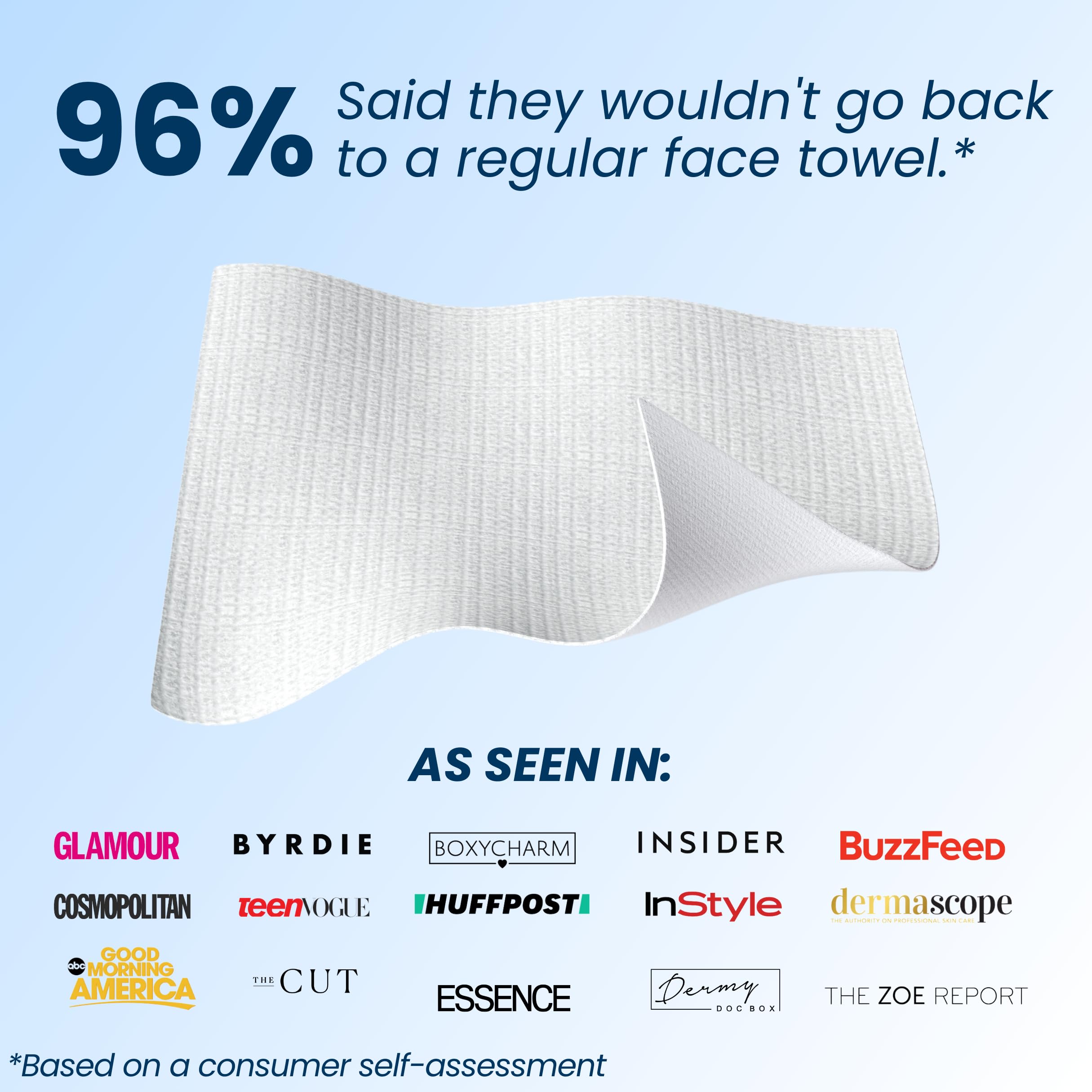 Clean Skin Club Clean Towel XL, 100% USDA Biobased Dermatologist CLEAN SKIN CLUB Au supplements