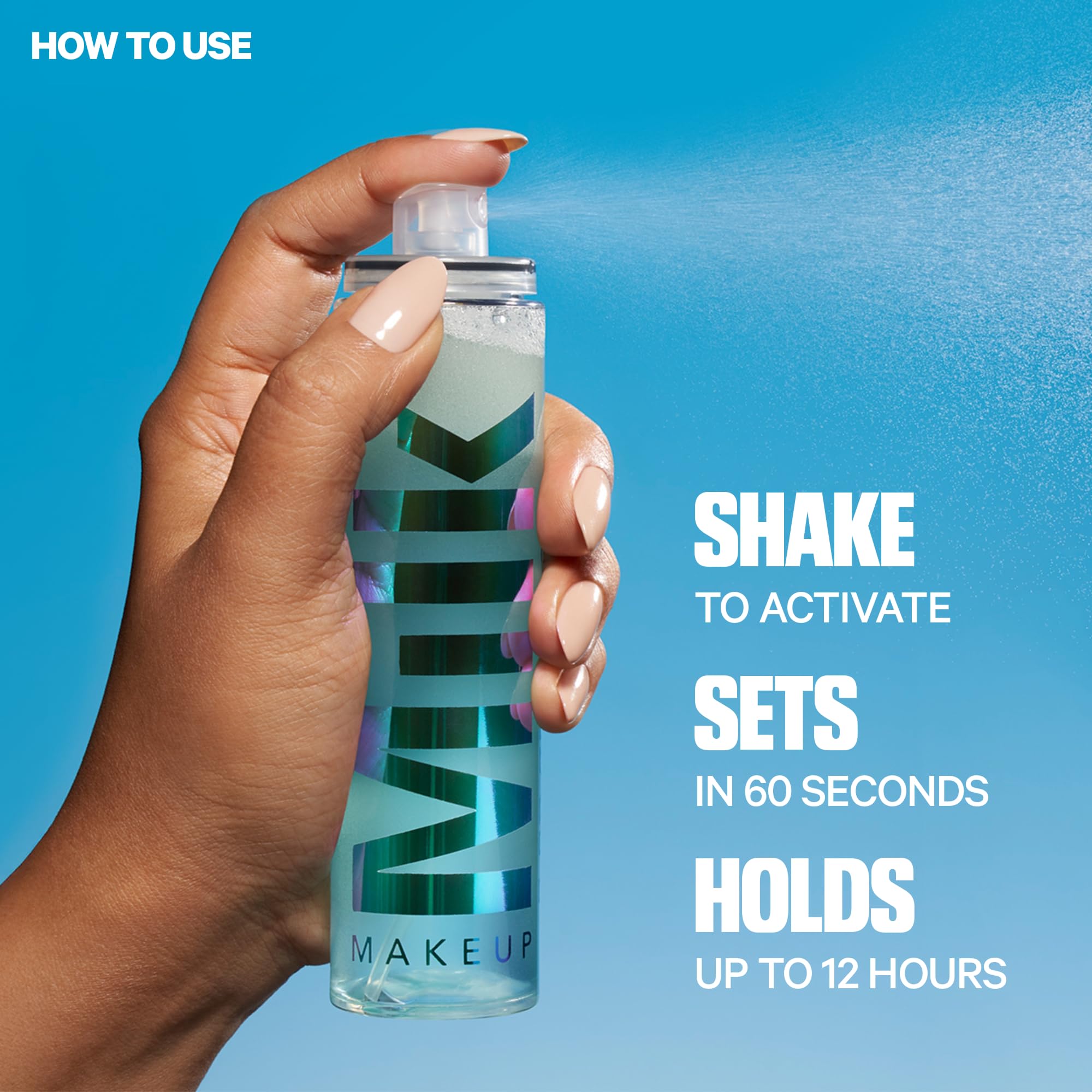 Milk Makeup Hydro Grip Set + Refresh Spray with Hyaluronic Acid – Sets Makeup + Hydrates Skin for Up to 12 Hours – Long-Lasting, Alcohol-Free Facial Mist for Dewy, Radiant Skin – 1.69 oz Milk Makeup Au supplements