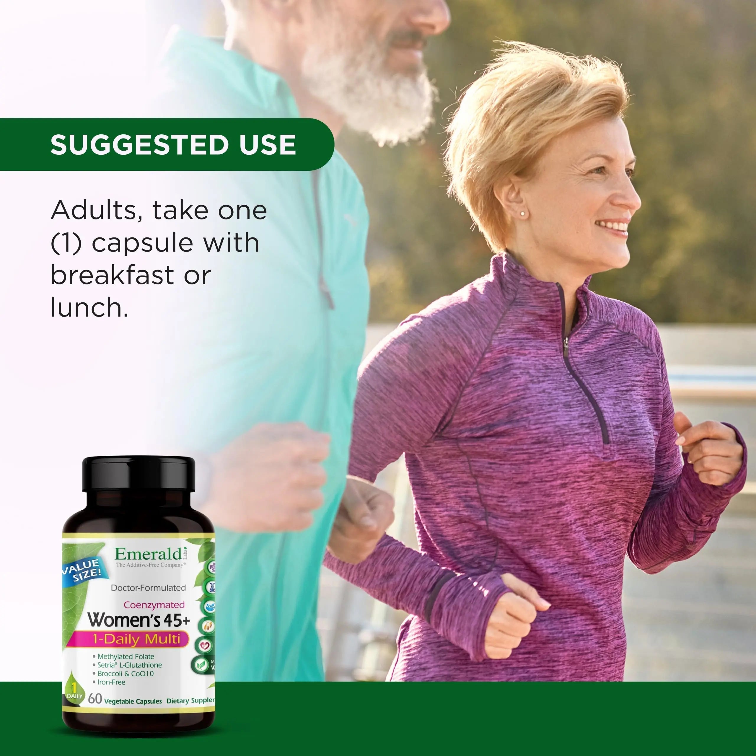 EMERALD LABS Women's 45+ 1-Daily Multi - Complete Multivitamin for Comprehensive Support, Bone & Heart Health* EMERALD LABS Au supplements