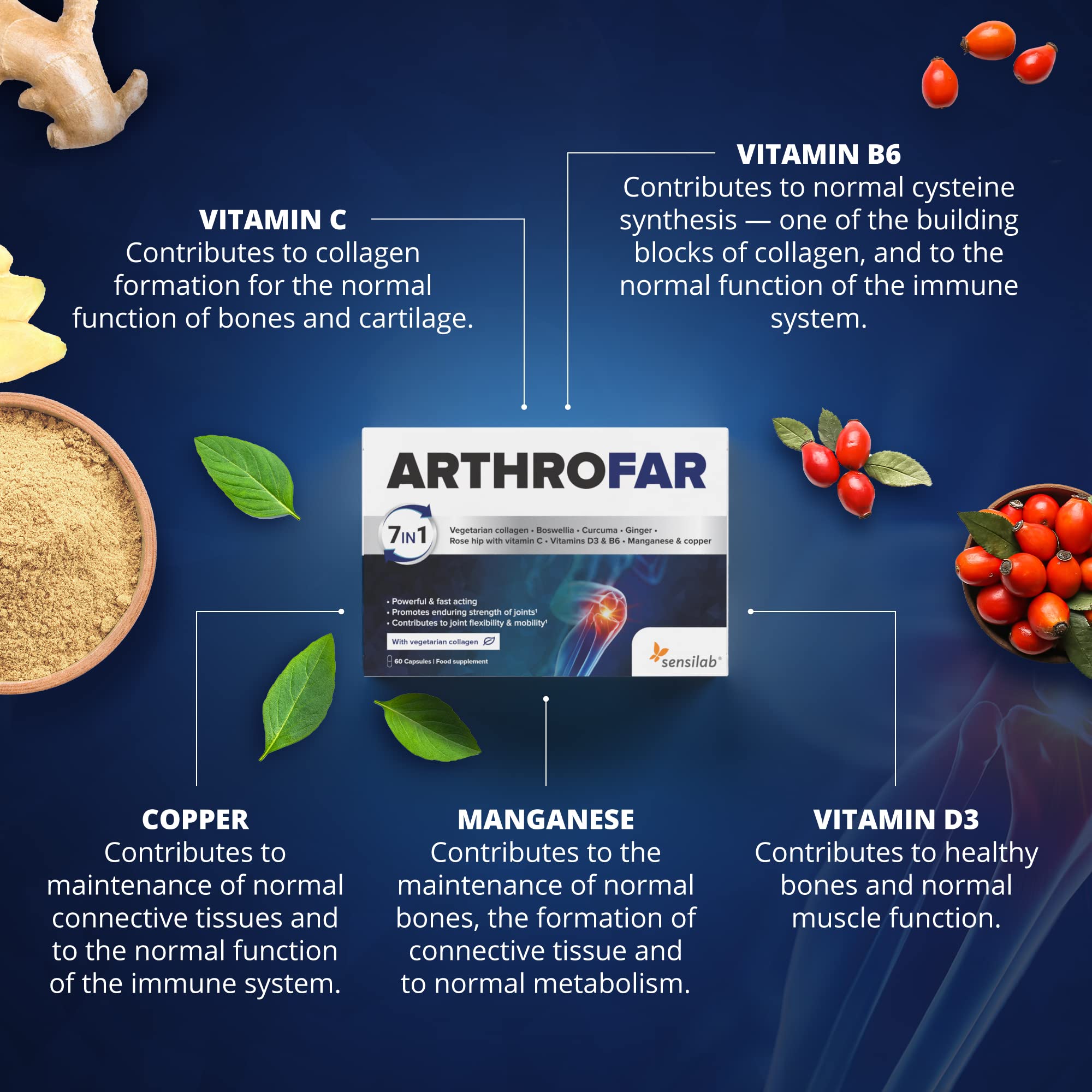 Boswellia Serrata Capsules | Sensilab ArthroFar | Joint Care Supplements Sensilab Au supplements