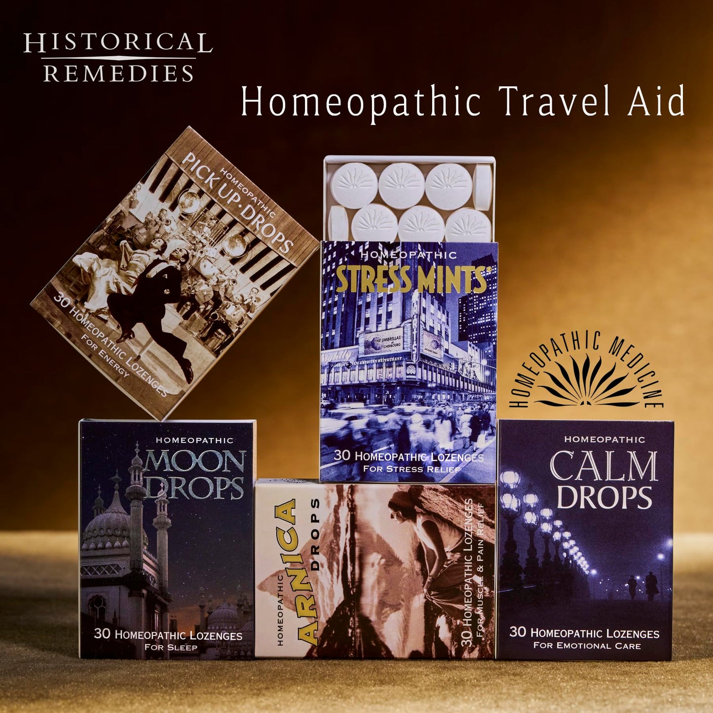 Historical Remedies Calm Drops Homeopathic Lozenges (1 Pack)| Natural Care for Emotional Stress Relief, Vegan & Gluten-Free Organic Vanilla Flavor Drops to Promote Relaxation and a Sense of Calm Historical Remedies buy supplements Au