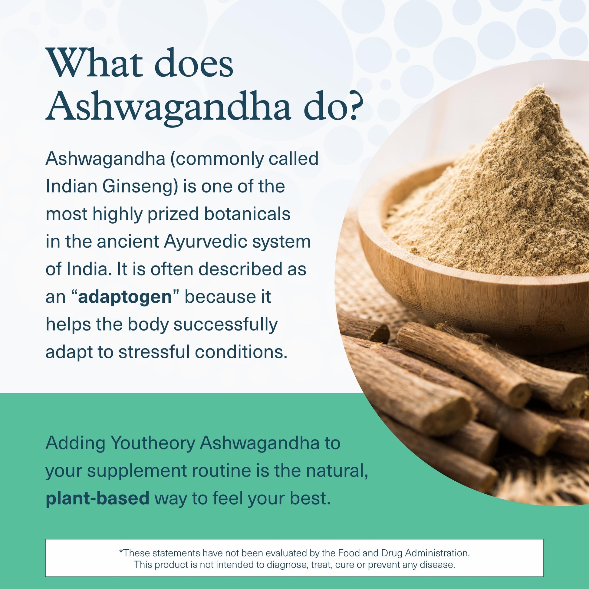 Youtheory Ashwagandha + GABA - Adaptogenic Blend with Organic KSM-66 & Ginger - Aids Stress Relief & Mood* - Supports Energy Levels* - 60 Vegetarian Capsules (30-Day Supply)* Youtheory Au supplements