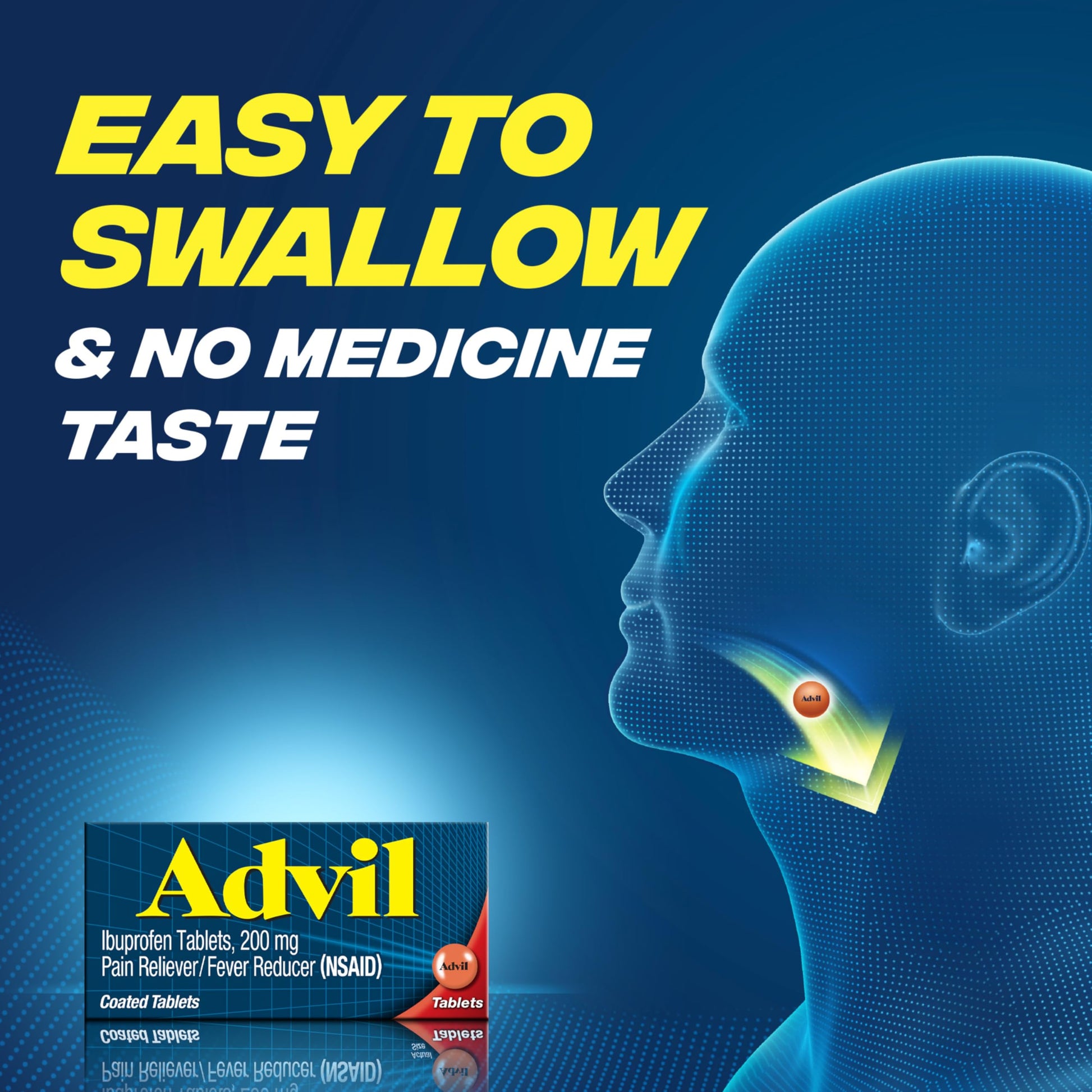 Advil Pain Reliever and Fever Reducer, Ibuprofen 200mg for Pain Relief - 300 Count, Advil PM Pain Reliever and Nighttime Sleep Aid, Ibuprofen for Pain Relief and Diphenhydramine Citrate - 2 Count Advil Au supplements